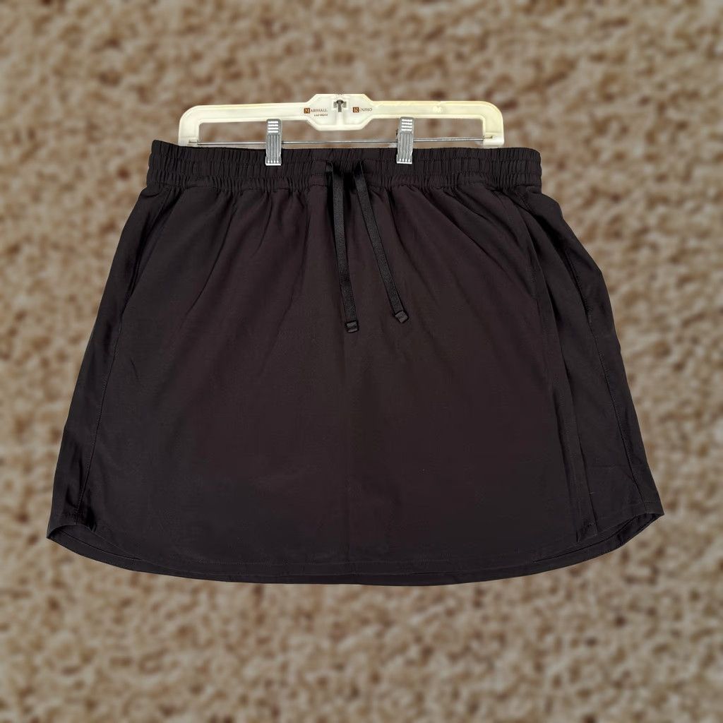 Patagonia Patagonia Skort Womens L Black Stretch Pockets Lined Elastic Waist Short Sport Casual Summer Womens Size 36" / US 14 / IT 50 - 1 Thumbnail