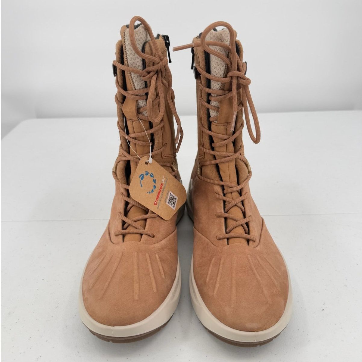 Ecco NWT Ecco Women's Tan Solice Leather Insulated High Boots Size US 8 / IT 38 - 3 Thumbnail