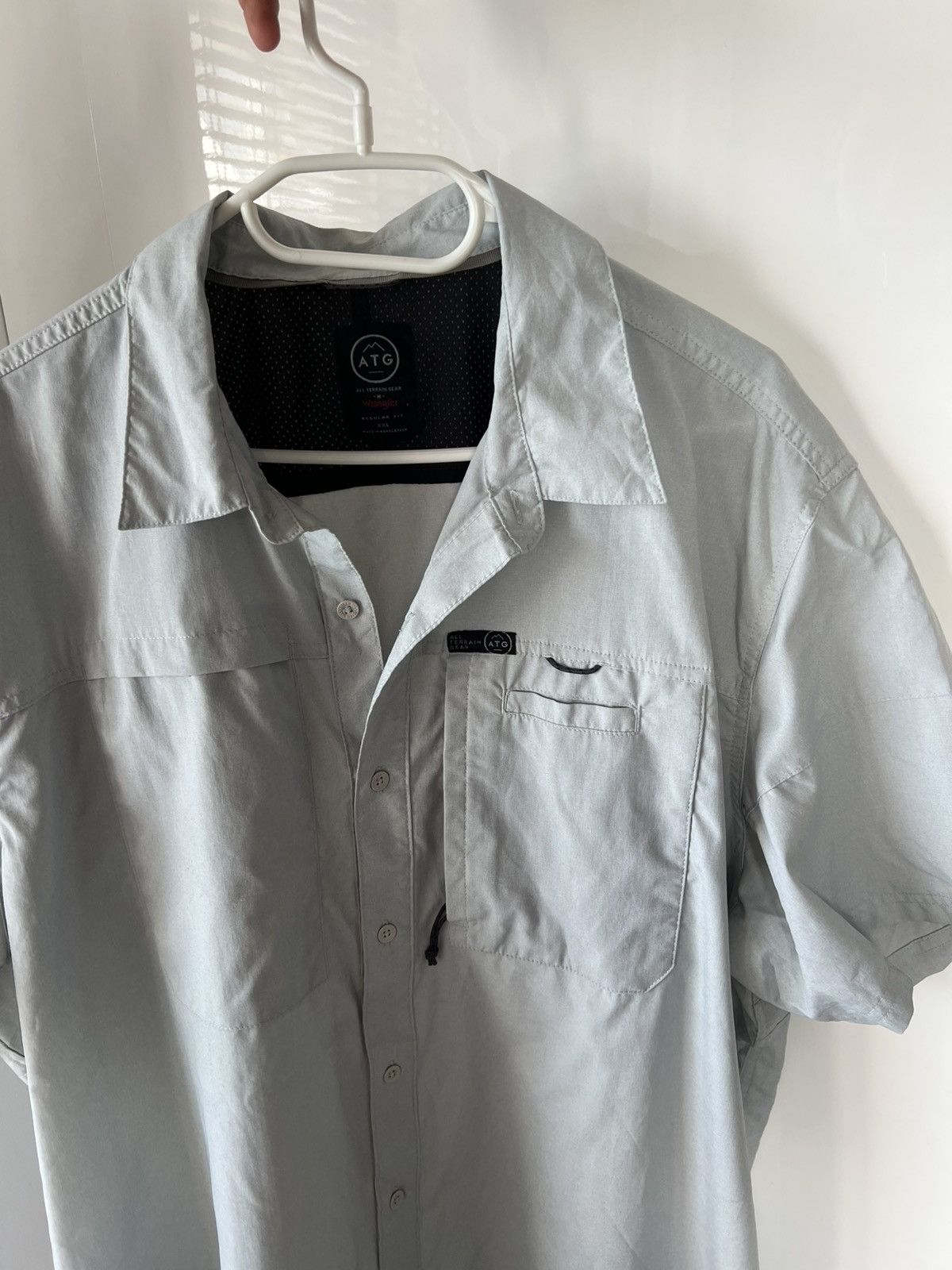 Wrangler ‼️Vintage Wrangler Outdoor ATG All Terrain Gear Pocket Shirt‼️ Size US XXL / EU 58 / 5 - 5 Thumbnail