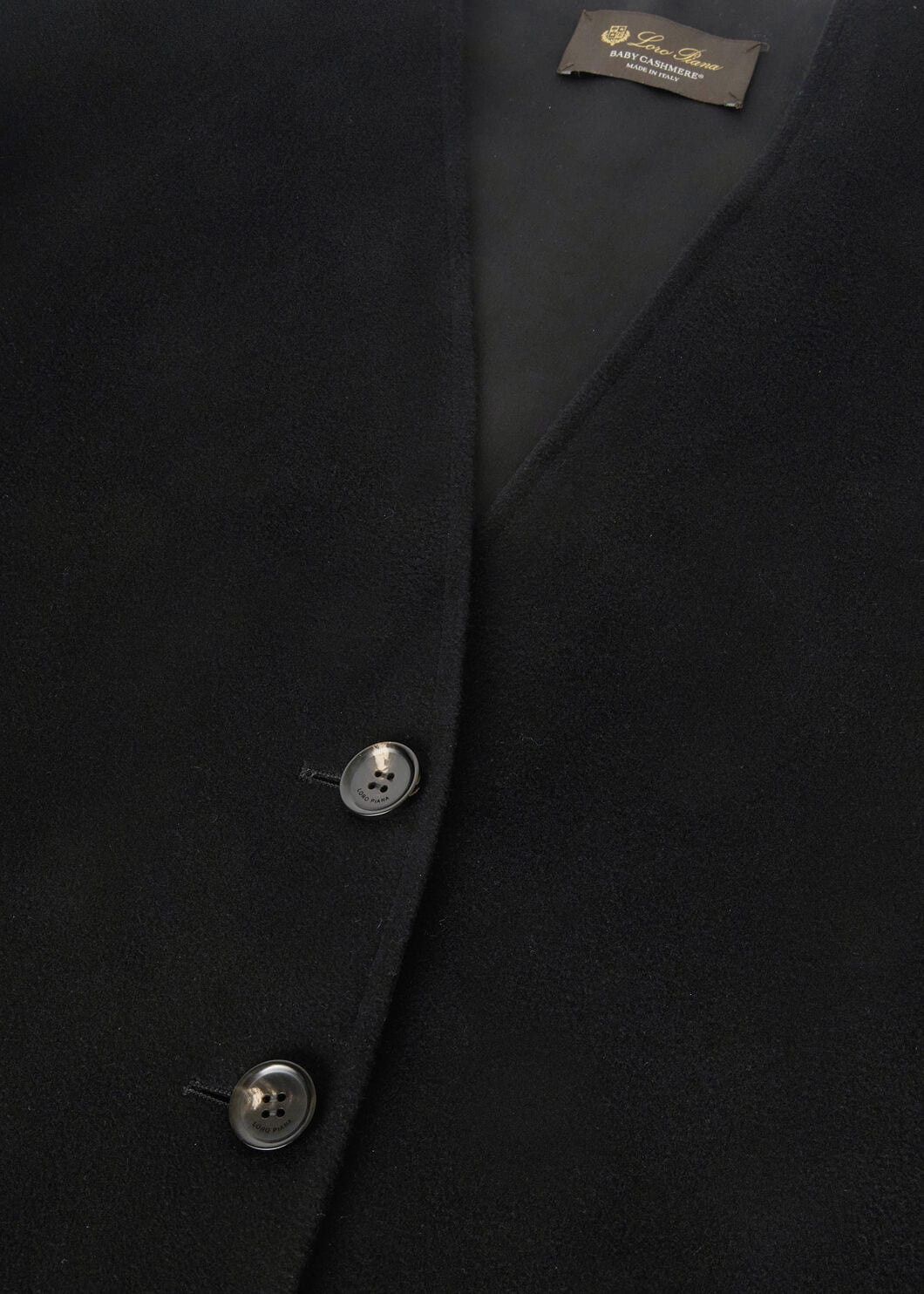 Loro Piana o1w1db10825 FAO5192 Brady Coat in Black Size M / US 6-8 / IT 42-44 - 7 Thumbnail
