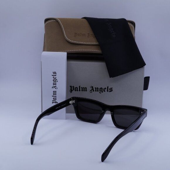 Palm Angels Palm Angels PERI108 MELROSE 1007 Sunglasses Black Cat Eye Size ONE SIZE - 10 Thumbnail