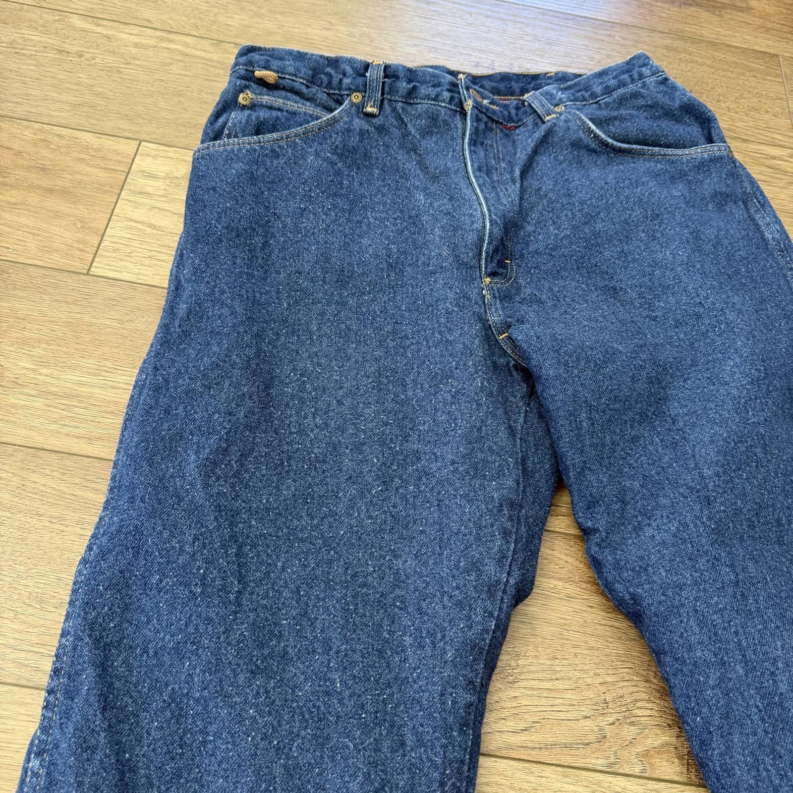 Wrangler Vintage Wrangler Rugged Wear Red Lined Jeans Heavyweight Y2K Size US 34 / EU 50 - 9 Thumbnail