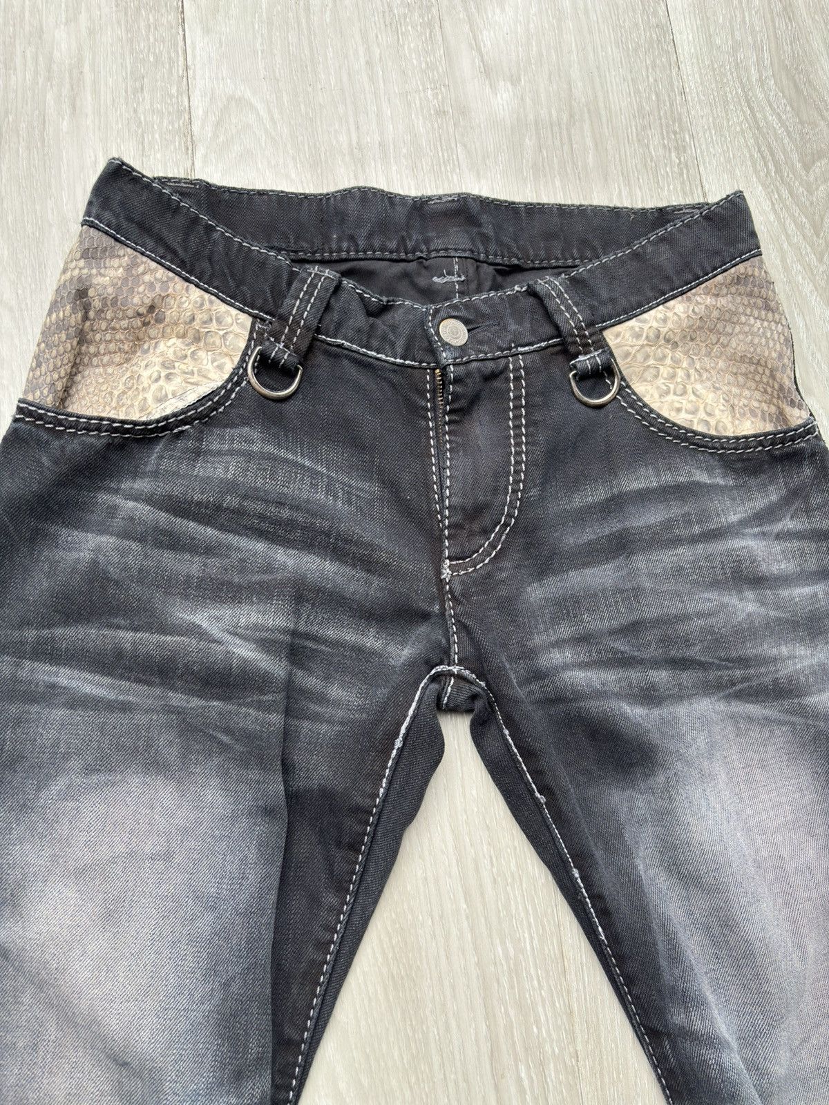 BUFFALO BOBS BUFFALO BOBS J-cut lace up jeans Size US 28 / EU 44 - 3 Thumbnail