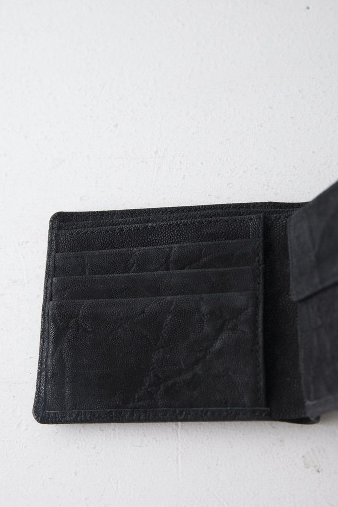 Japanese Brand JRA bi-fold elephant leather wallet Size ONE SIZE - 4 Thumbnail