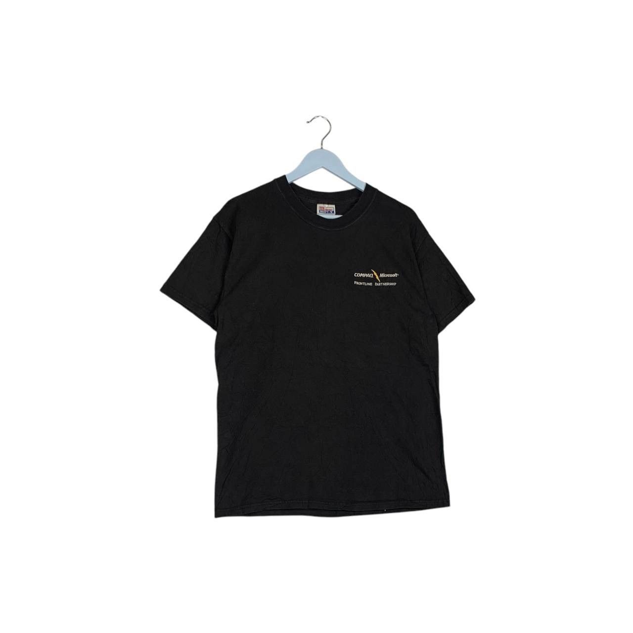 Designer × Hanes × Vintage Vintage T-Shirt Hanes beefy compaq microsoft Size US S / EU 44-46 / 1 - 7 Thumbnail