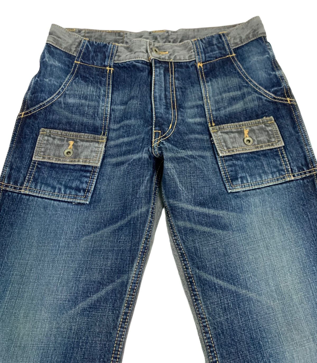 KOJIMA GENES 🔥 Vintage High Rock Kojima Genes Bush Pants Jeans Size US 31 - 6 Thumbnail