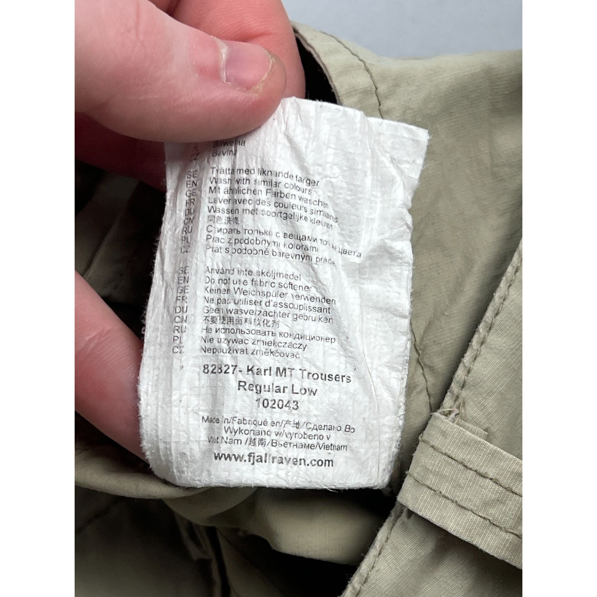 Fjallraven Fjallraven Vintage Karl Cargo Pants (Y0761) Size US 30 / EU 46 - 7 Thumbnail