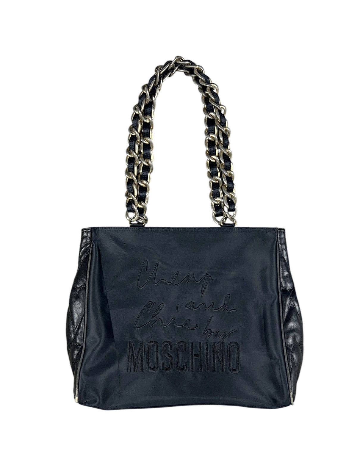 Moschino × Vintage 1990 Moschino Chain Shoulder Bag Size ONE SIZE - 1 Thumbnail