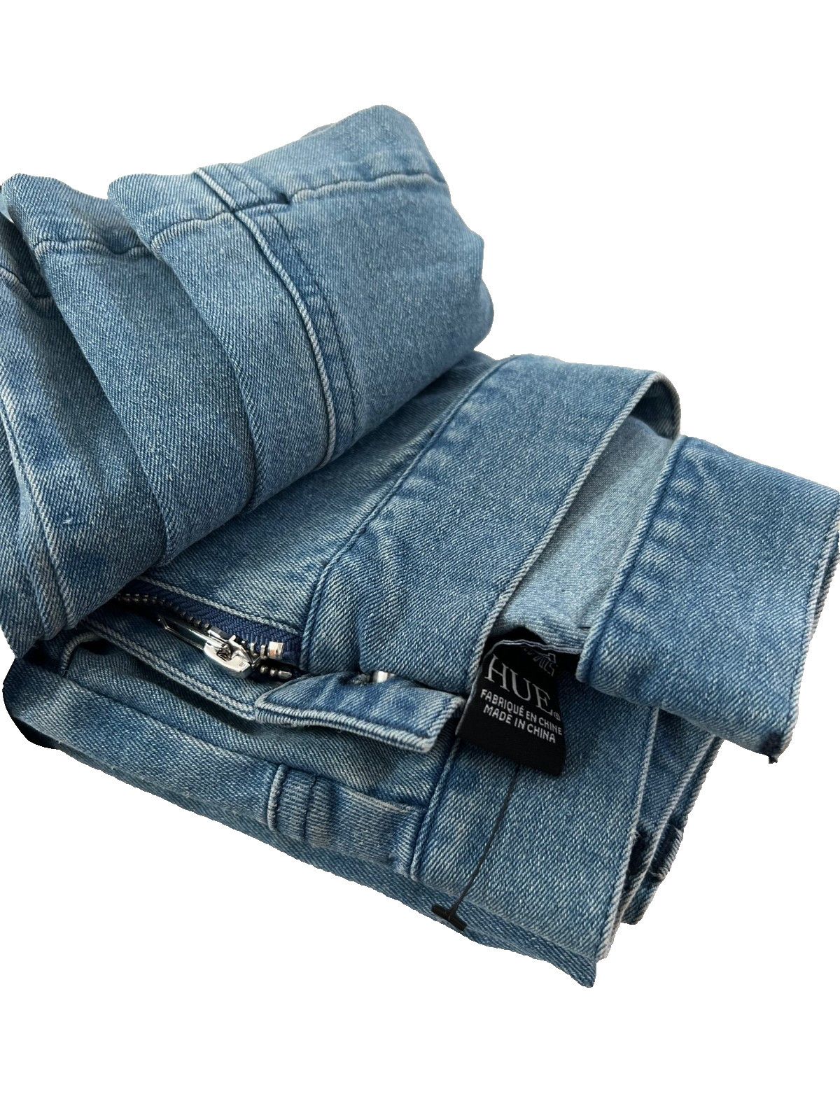 Other Hue U24400 Floral Emma Baby Bootcut Denim Jeans Size 34" / US 12 / IT 48 - 5 Thumbnail