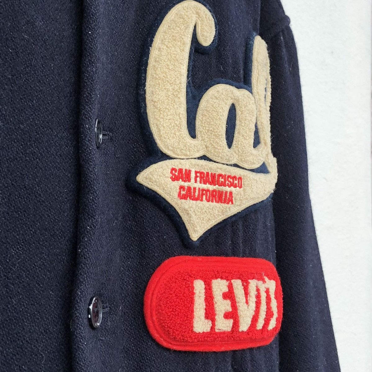 Levi's Vintage 90's Levis Wool Varsity Jacket Size US L / EU 52-54 / 3 - 5 Thumbnail