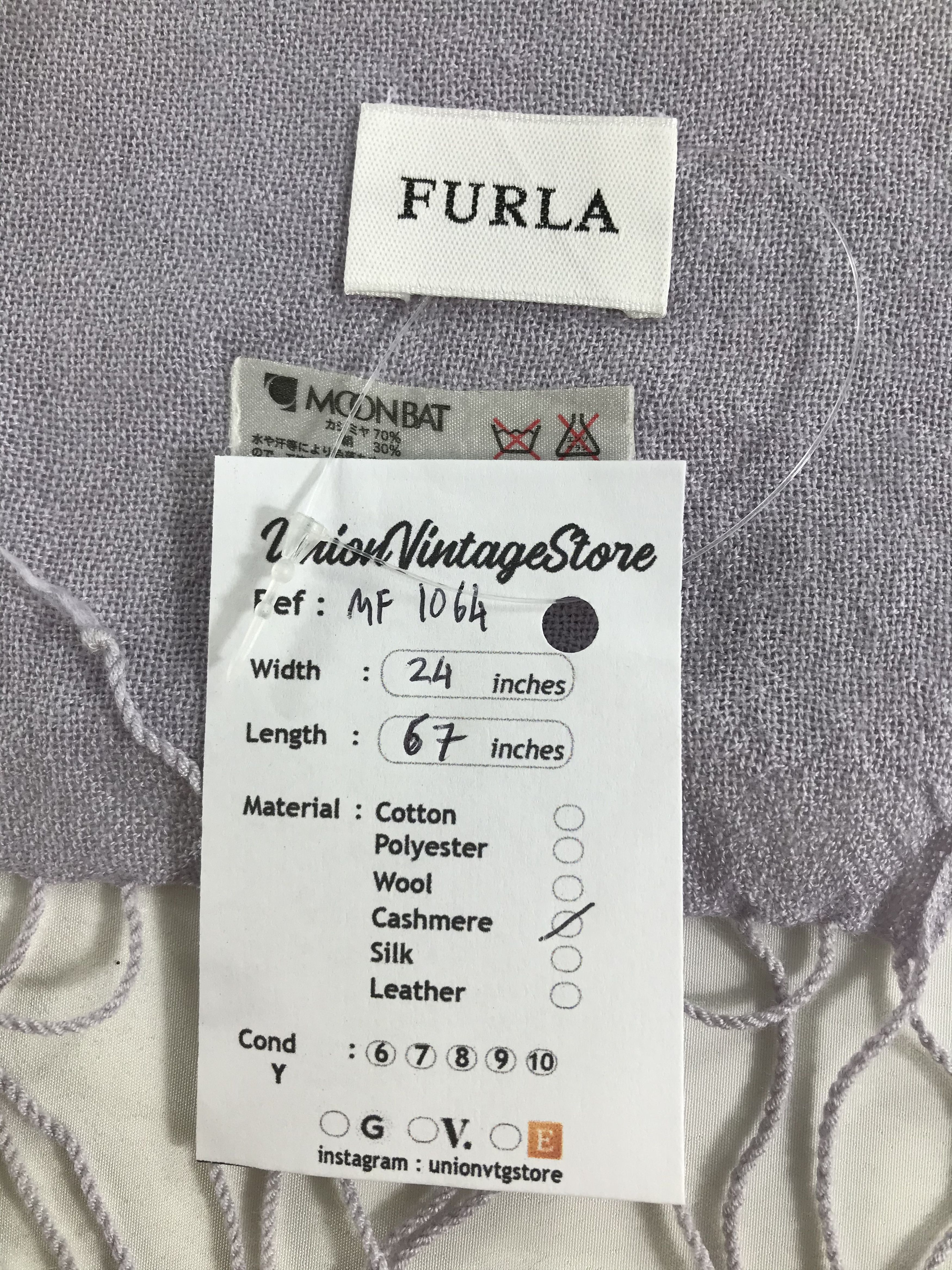 Furla Vintage Furla Scarf/Muffler/Neckwear MF1064 Size ONE SIZE - 5 Thumbnail