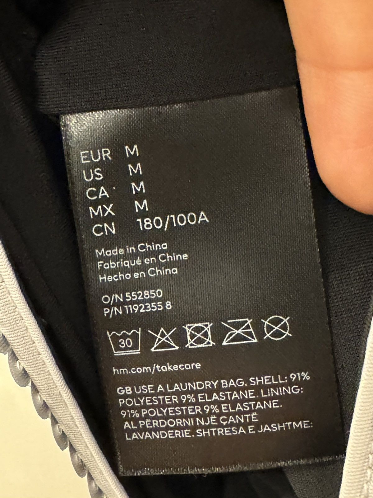 Designer GRAIL !!! H&M x Rabanne silver zip 1/4 very rare Size US M / EU 48-50 / 2 - 16 Thumbnail