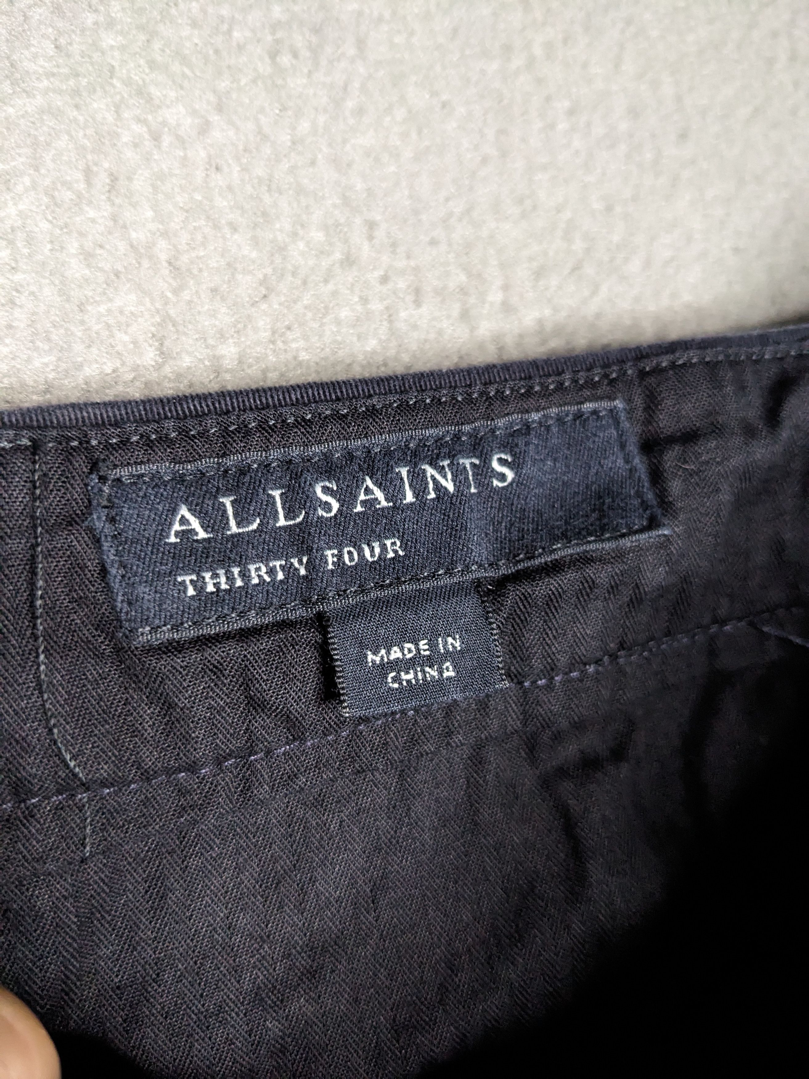 Allsaints All Saints Walde Chino Pants 34x29 Twill Trousers High Rise Size US 34 / EU 50 - 12 Thumbnail