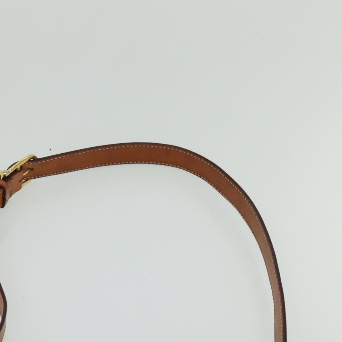 Celine CELINE Macadam Canvas Shoulder Bag Pvc Leather Brown Gold Size ONE SIZE - 8 Thumbnail