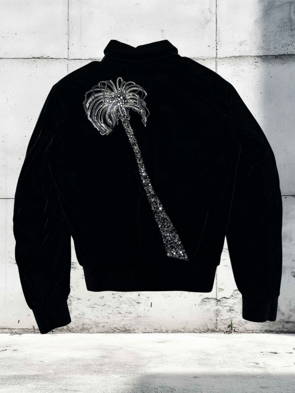 Saint Laurent Paris Saint Laurent Paris Crystal Palm Tree Jacket
