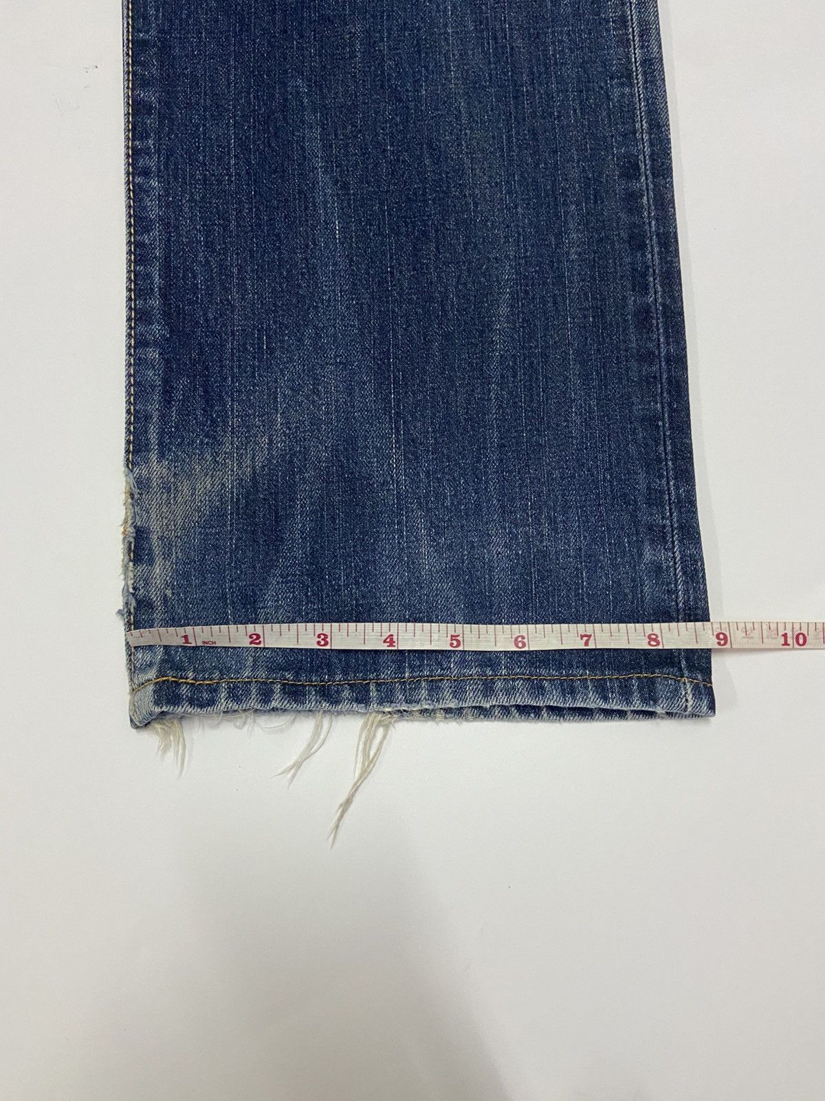 Edwin Vintage Edwin 505XX Orange Tag Selvedge Distressed Size US 32 / EU 48 - 18 Thumbnail