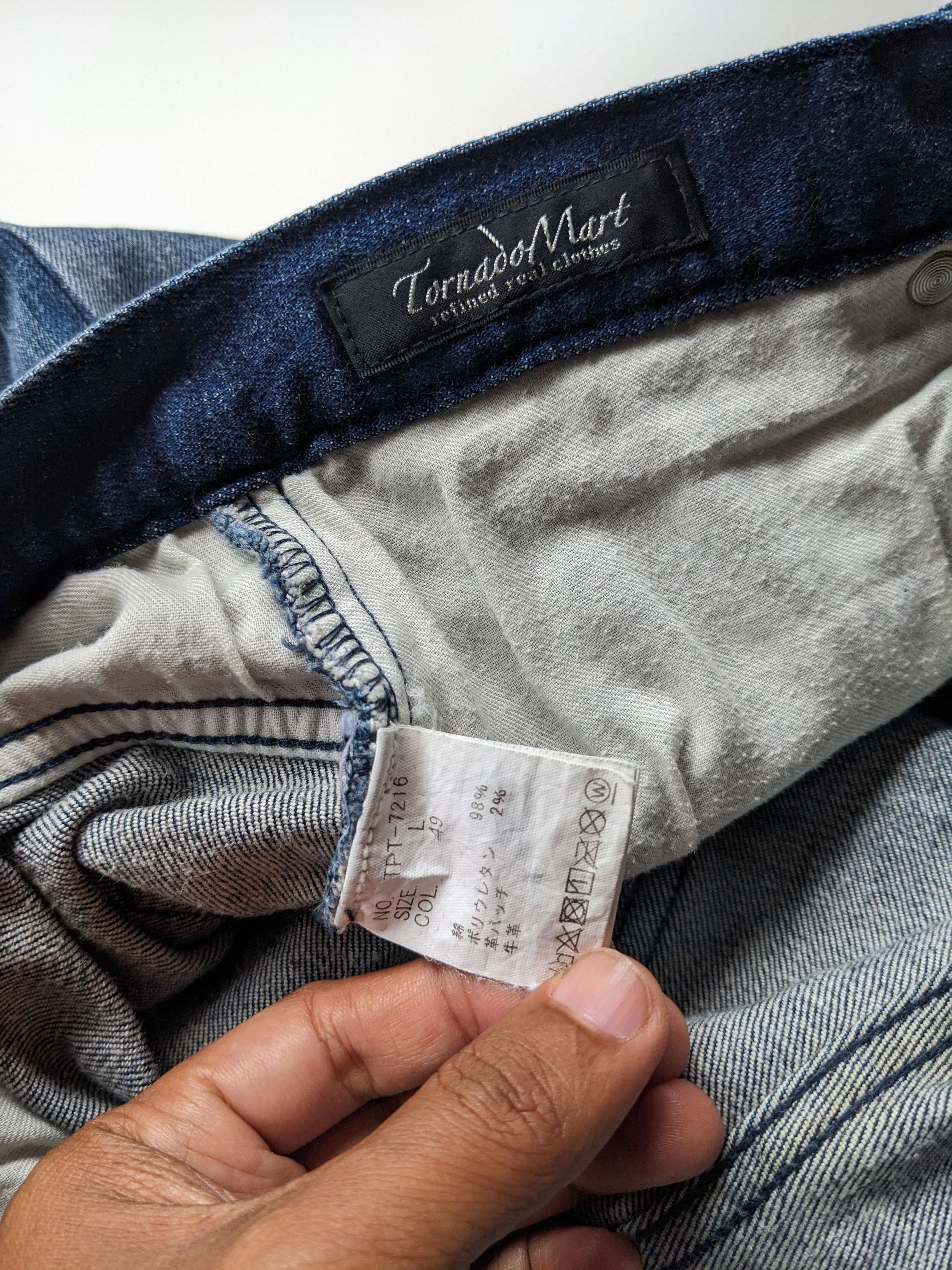 Japanese Brand × Jean × Tornado Mart Tornado Mart faded straight jeans Size US 32 / EU 48 - 8 Thumbnail