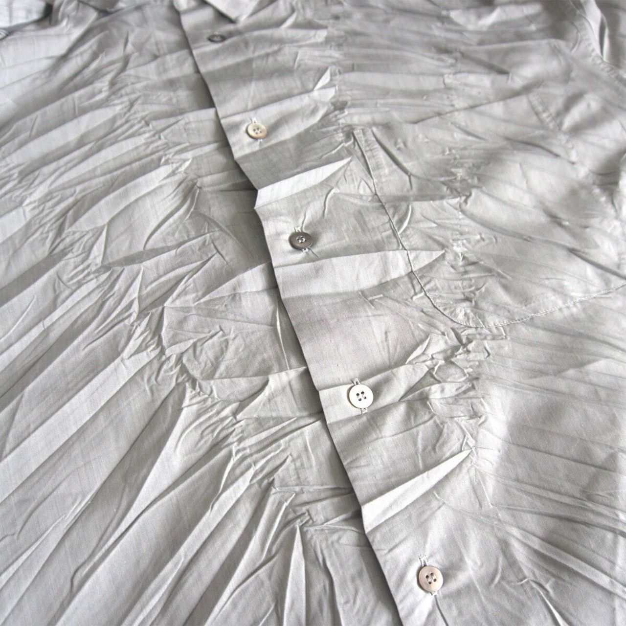 Issey Miyake ISSEY MIYAKE 1993AW Pleated Shirt Size US L / EU 52-54 / 3 - 3 Thumbnail