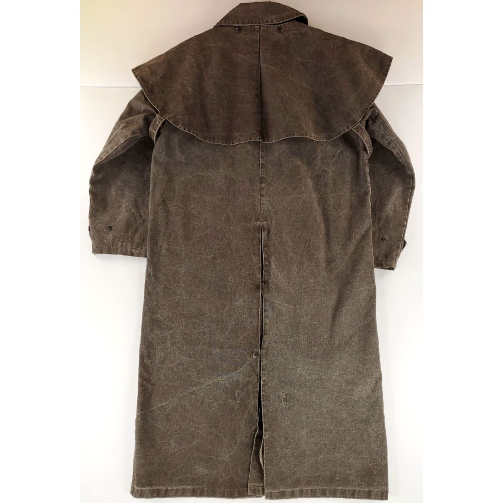 Vintage Australian Outback Duster Trench Coat Made Canada Brown Mens M Coat Mens Brown Trench Coat M Australian Outback Collection Size US M / EU 48-50 / 2 - 4 Thumbnail