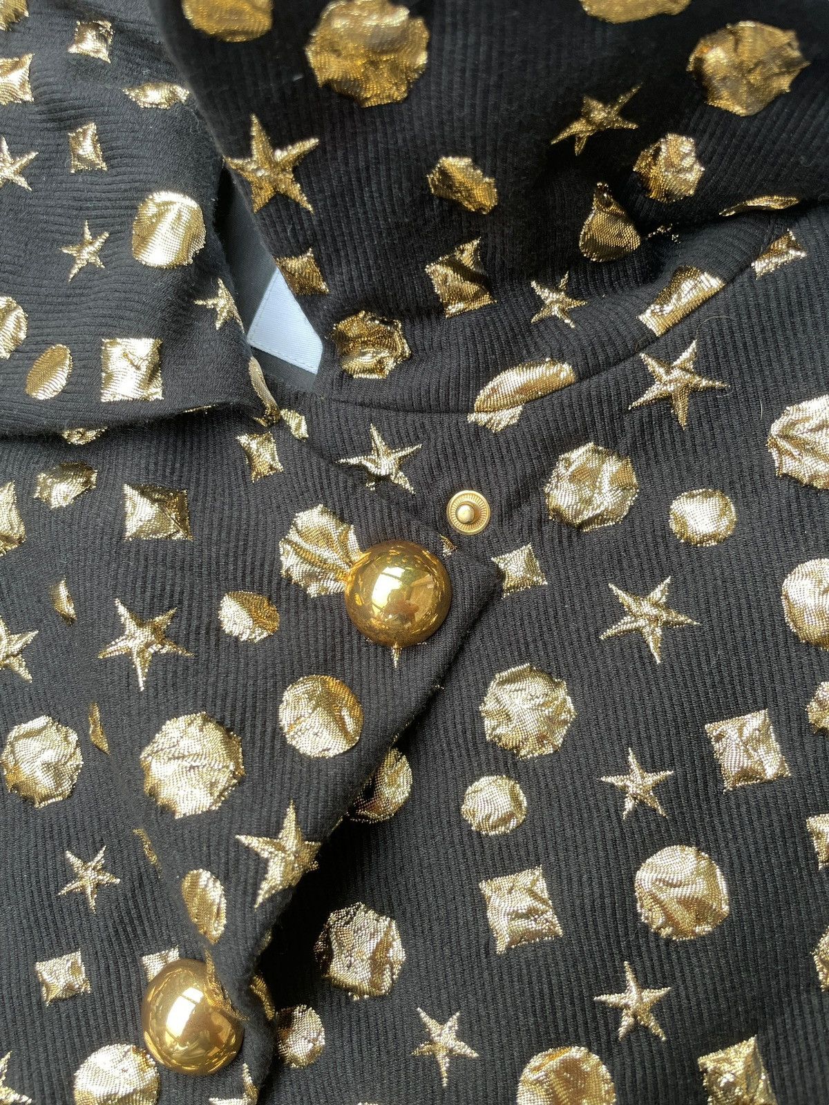 Moschino Moschino Cheap and Chic Gold Foiled Trench Coat Size M / US 6-8 / IT 42-44 - 4 Thumbnail