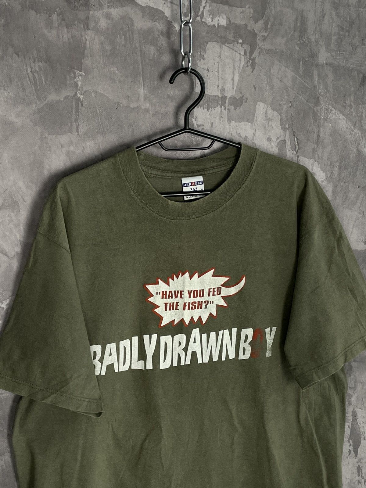 Band Tees Rare! Vintage 90s Badly Drawn Boy T Shirt Tour Tee Size US XL / EU 56 / 4 - 8 Thumbnail