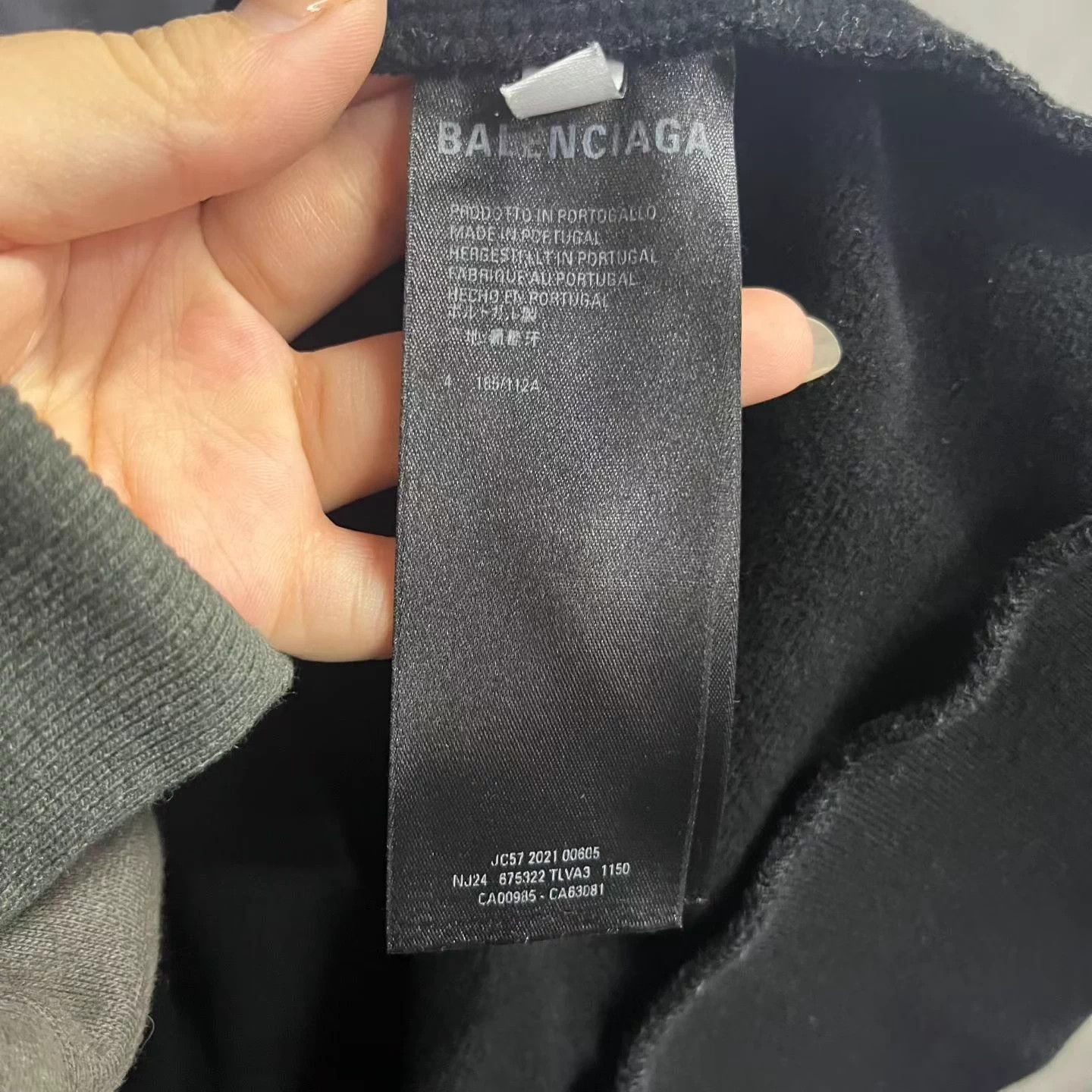 Balenciaga Balenciaga Black Logo Panel Hoodie M Size US M / EU 48-50 / 2 - 5 Thumbnail