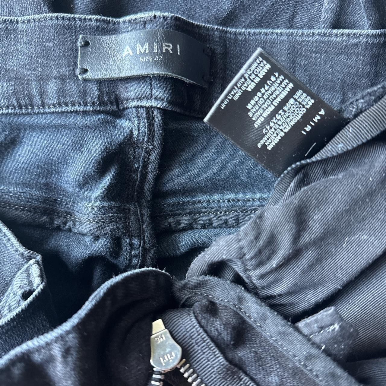 Amiri amiri black skinny painter jeans destroyed thrashed Size US 32 / EU 48 - 8 Thumbnail
