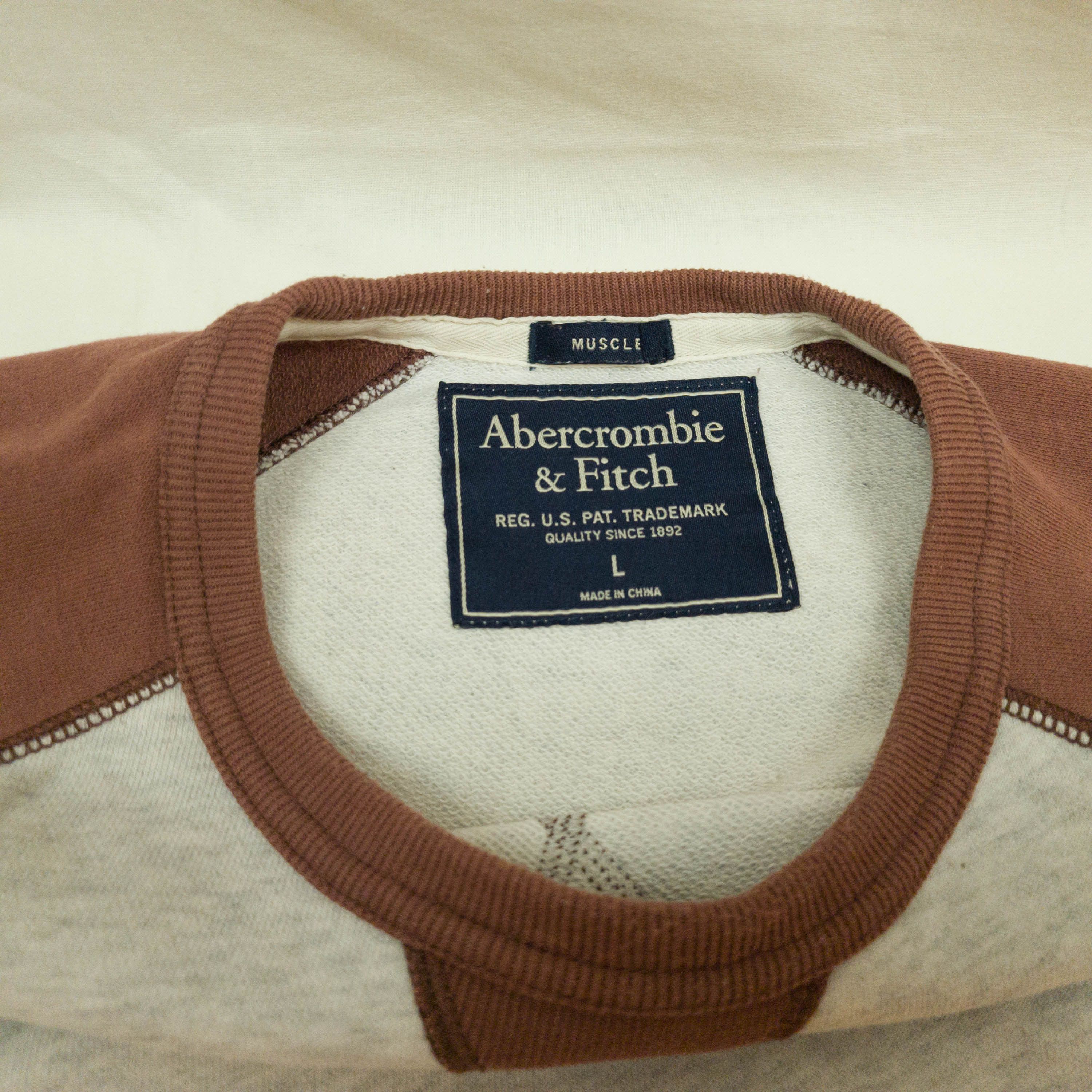 Abercrombie & Fitch Abercrombie & Fitch mens sweatshirt cotton size L gc Size US L / EU 52-54 / 3 - 6 Thumbnail