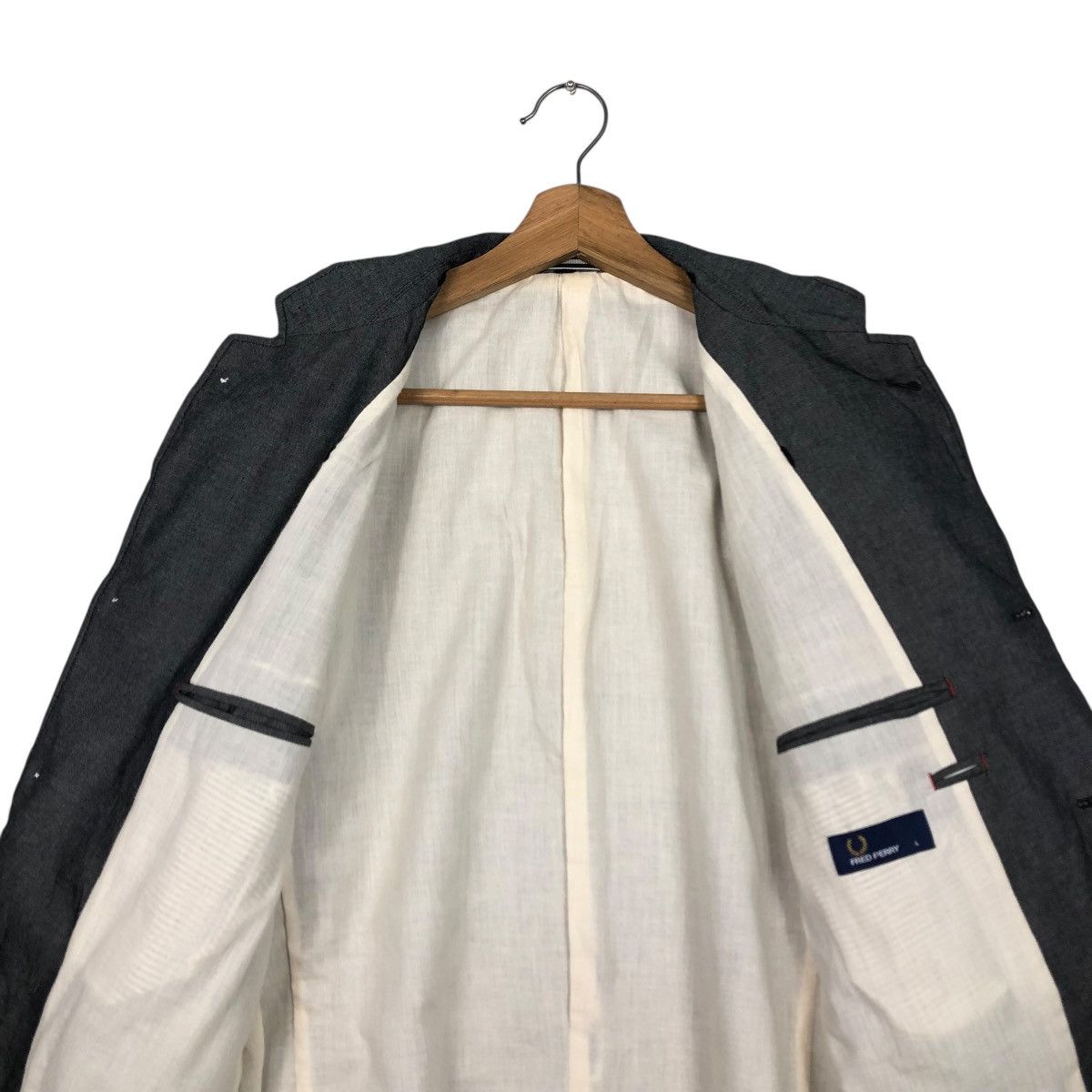Fred Perry 🔥VINTAGE BUTTON JACKET FRED PERRY ISSEY MIYAKE Size US L / EU 52-54 / 3 - 16 Thumbnail
