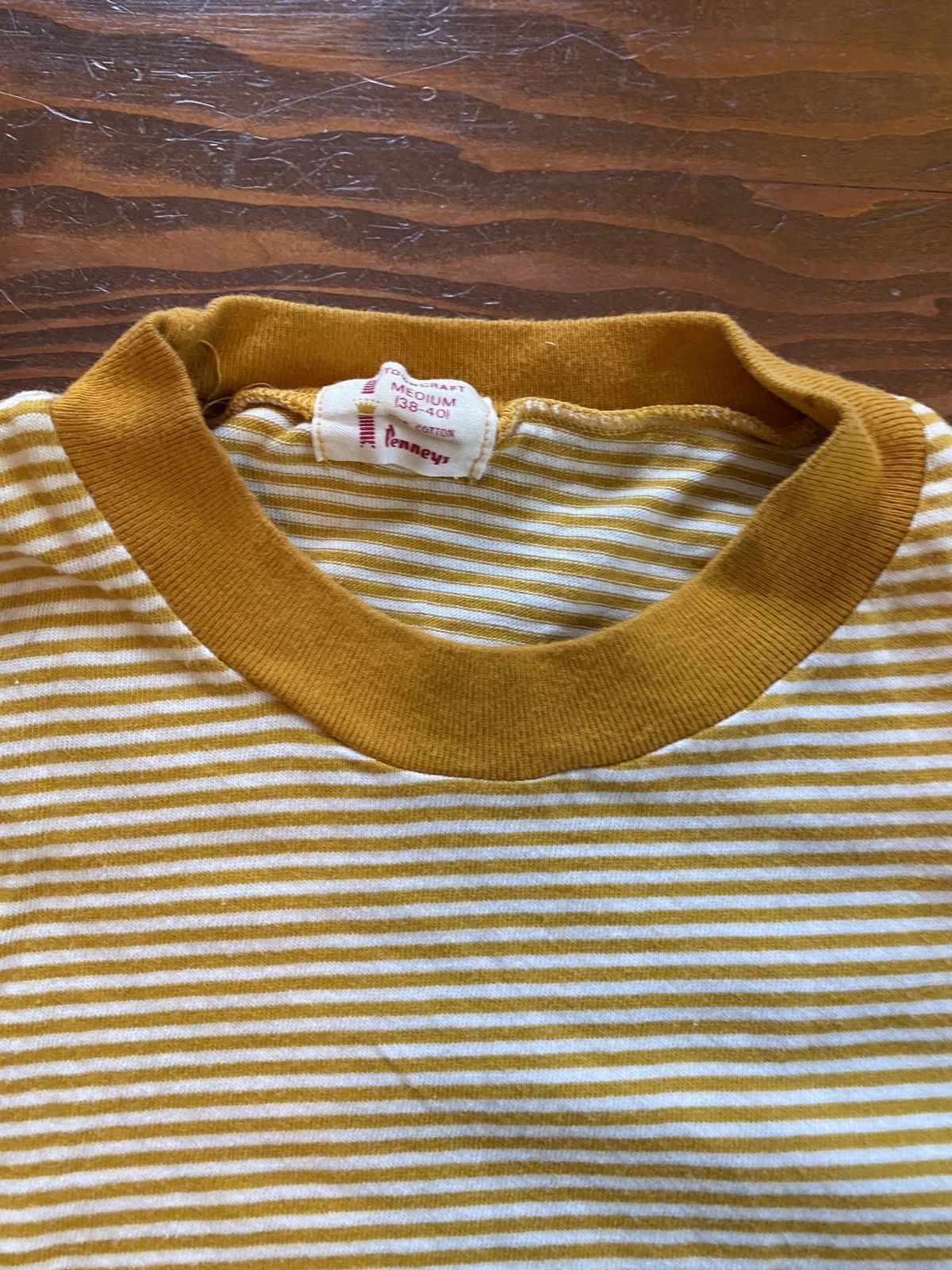 Retrofit Vintage 50s/60s Penney’s Towncraft Stripe Single Stitch Tee Size US XS / EU 42 / 0 - 4 Thumbnail