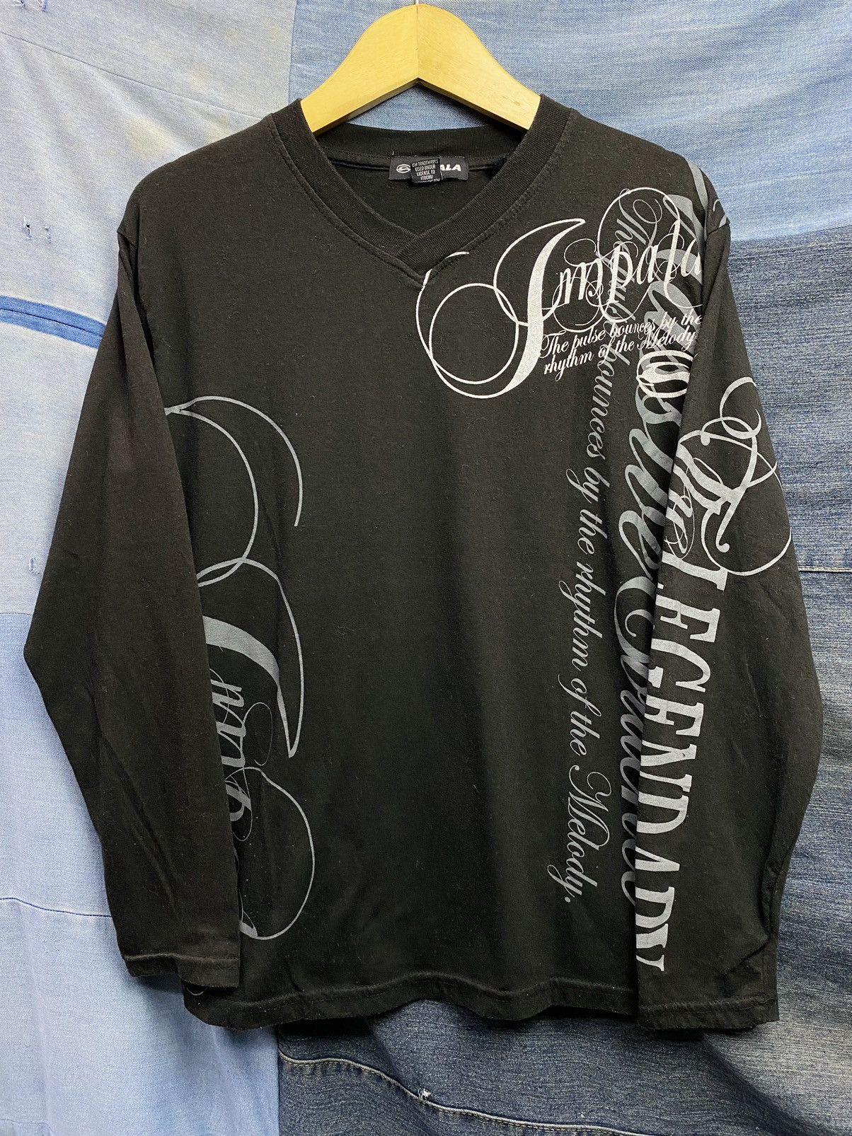 If Six Was Nine 2000s impala poem longsleeve style gothic Size US M / EU 48-50 / 2 - 4 Thumbnail