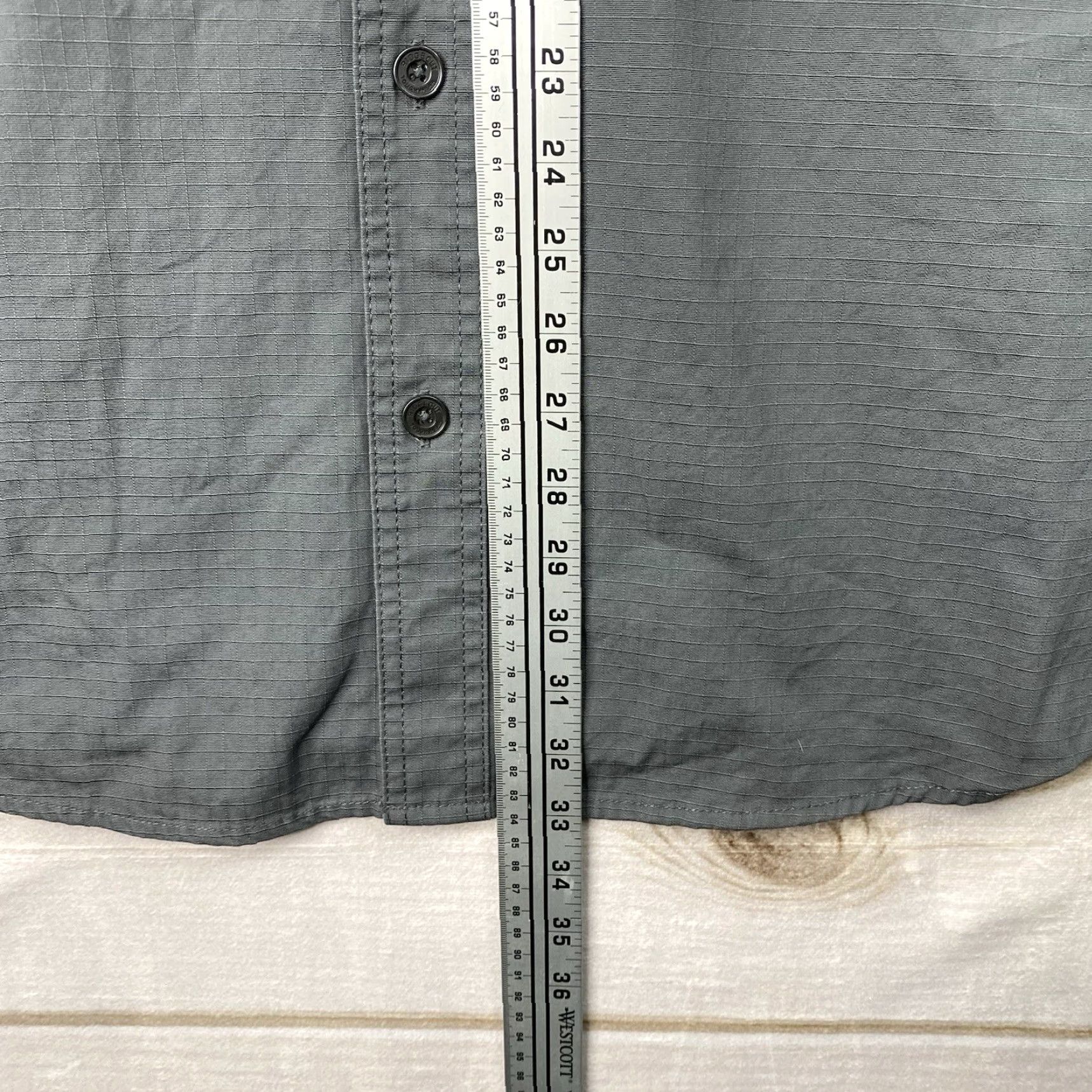 Vintage Ridgecut Toughwear Mens Shirt 2XLT Gray Ripstop Reinforced Elbow Tactical Button Size US XXL / EU 58 / 5 - 7 Thumbnail
