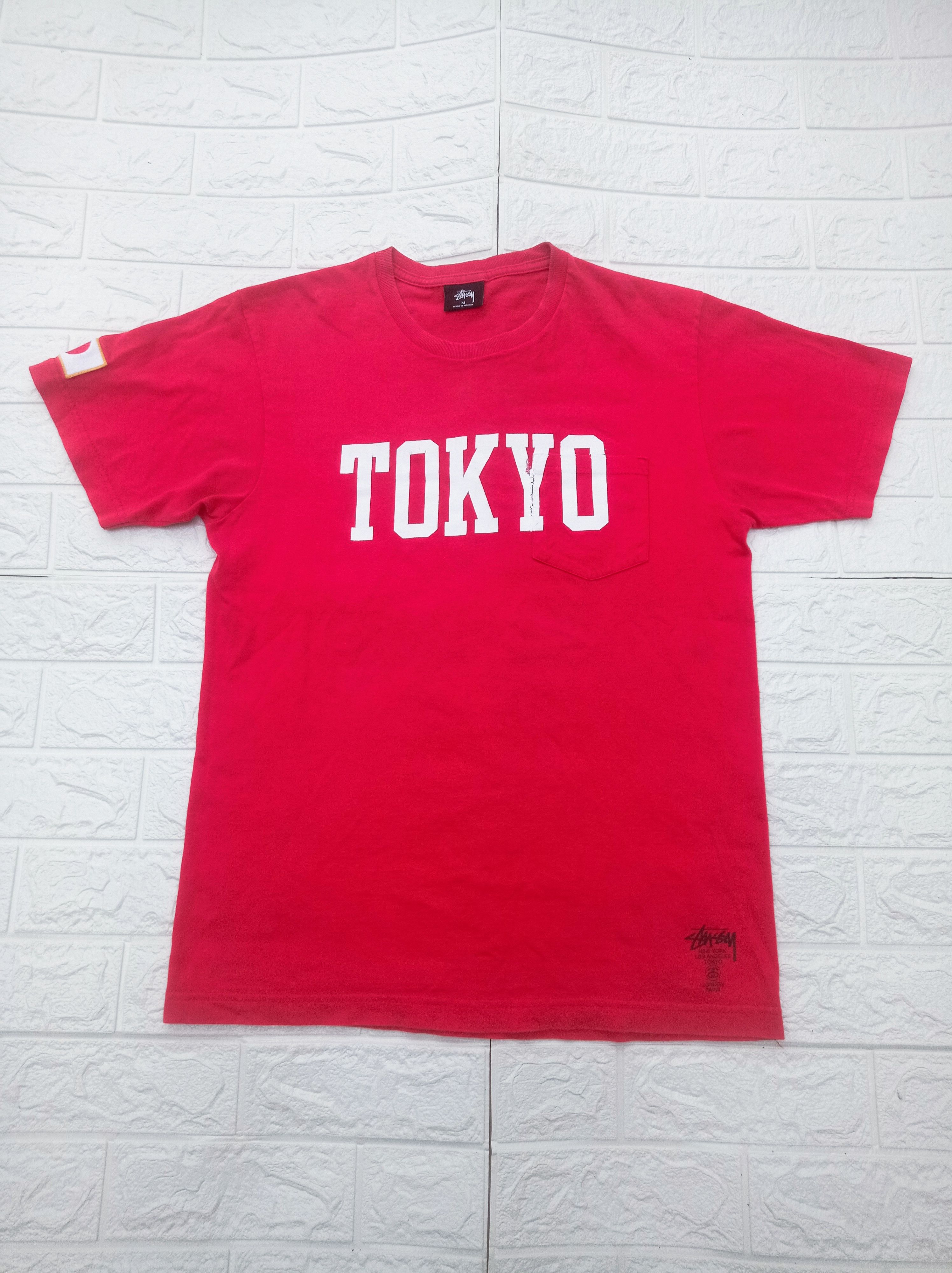 Stussy Stussy Japan edition Tokyo single pocket tee #GL 0003 Size US M / EU 48-50 / 2 - 1 Thumbnail