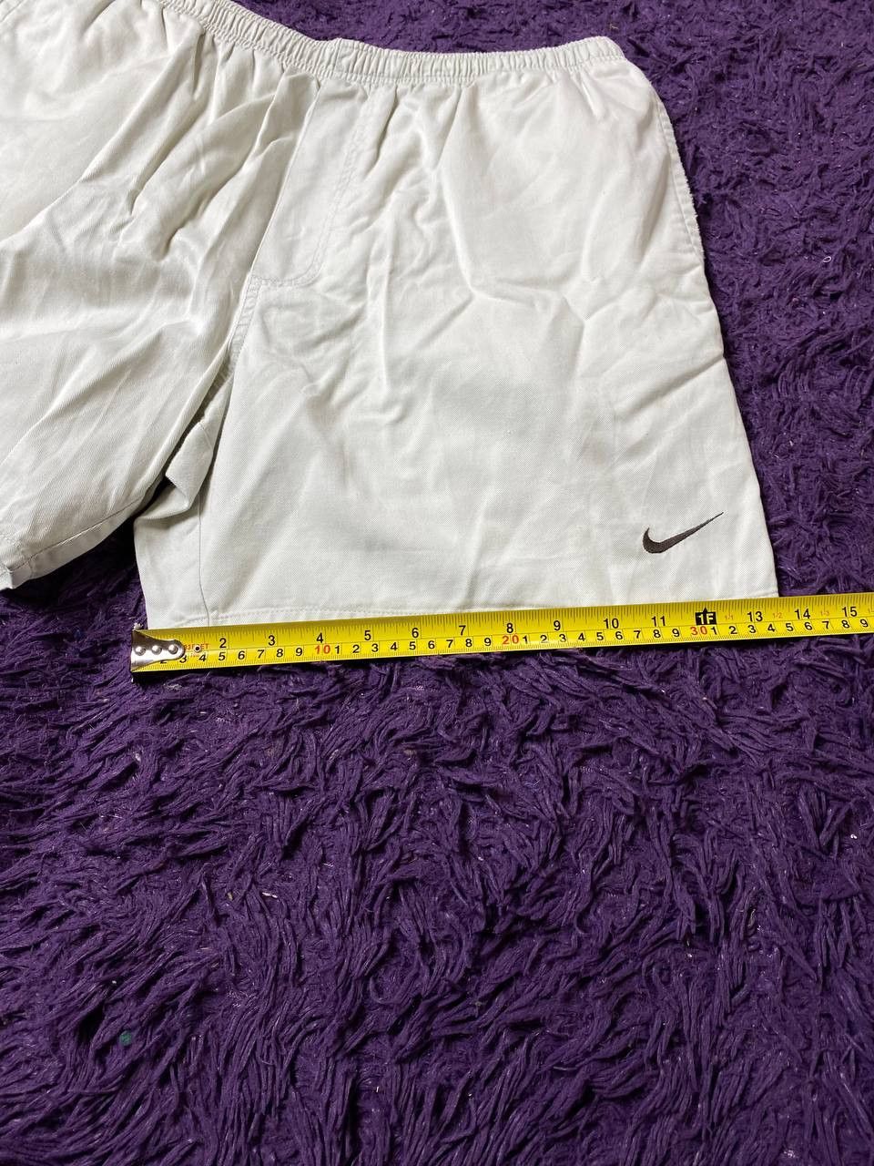 Nike shorts white NIKE Y2K logo Vintage size L streetwear Size US 34 / EU 50 - 10 Thumbnail