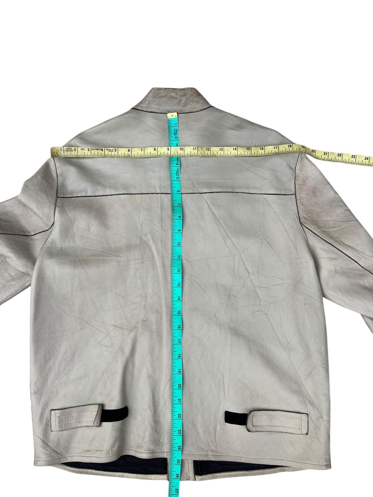 Giorgio Armani Archive Giorgio Armani Le Collezioni Leather Racer Jacket Size US S / EU 44-46 / 1 - 24 Thumbnail