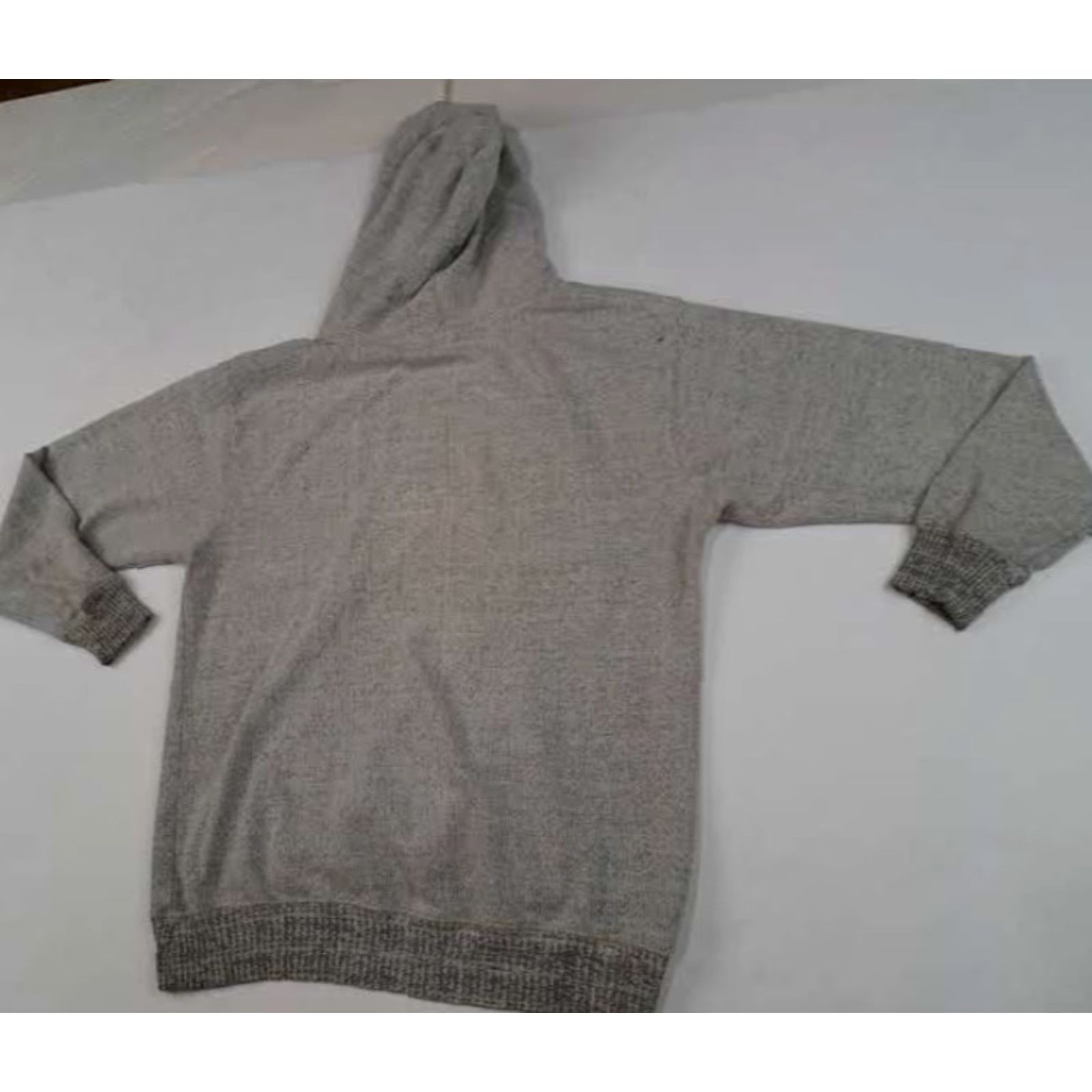Jansport Vanderbilt Grey Large Hooded stitched Sweatshirt Jansport Mens L Gray Hooded Sweatshirt with Embroidered Stitch Jansport Pullover Sweatshirt Size US L / EU 52-54 / 3 - 6 Thumbnail