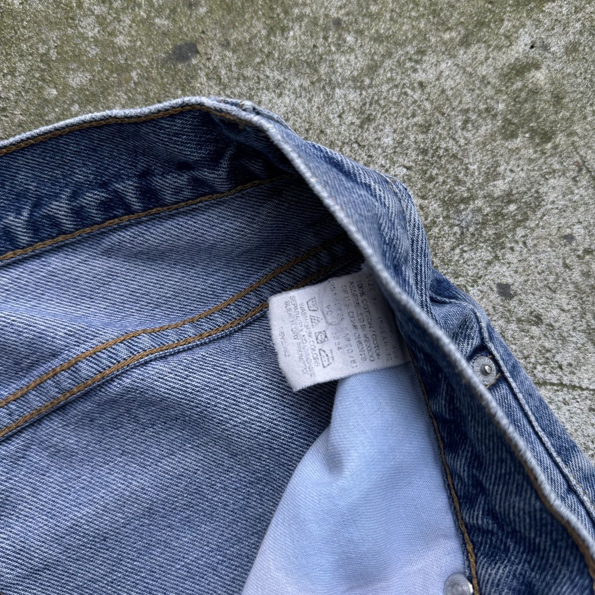 Vintage Thrashed Faded Distressed Tommy Jeans Skater ERD Grunge Size US 33 - 6 Thumbnail