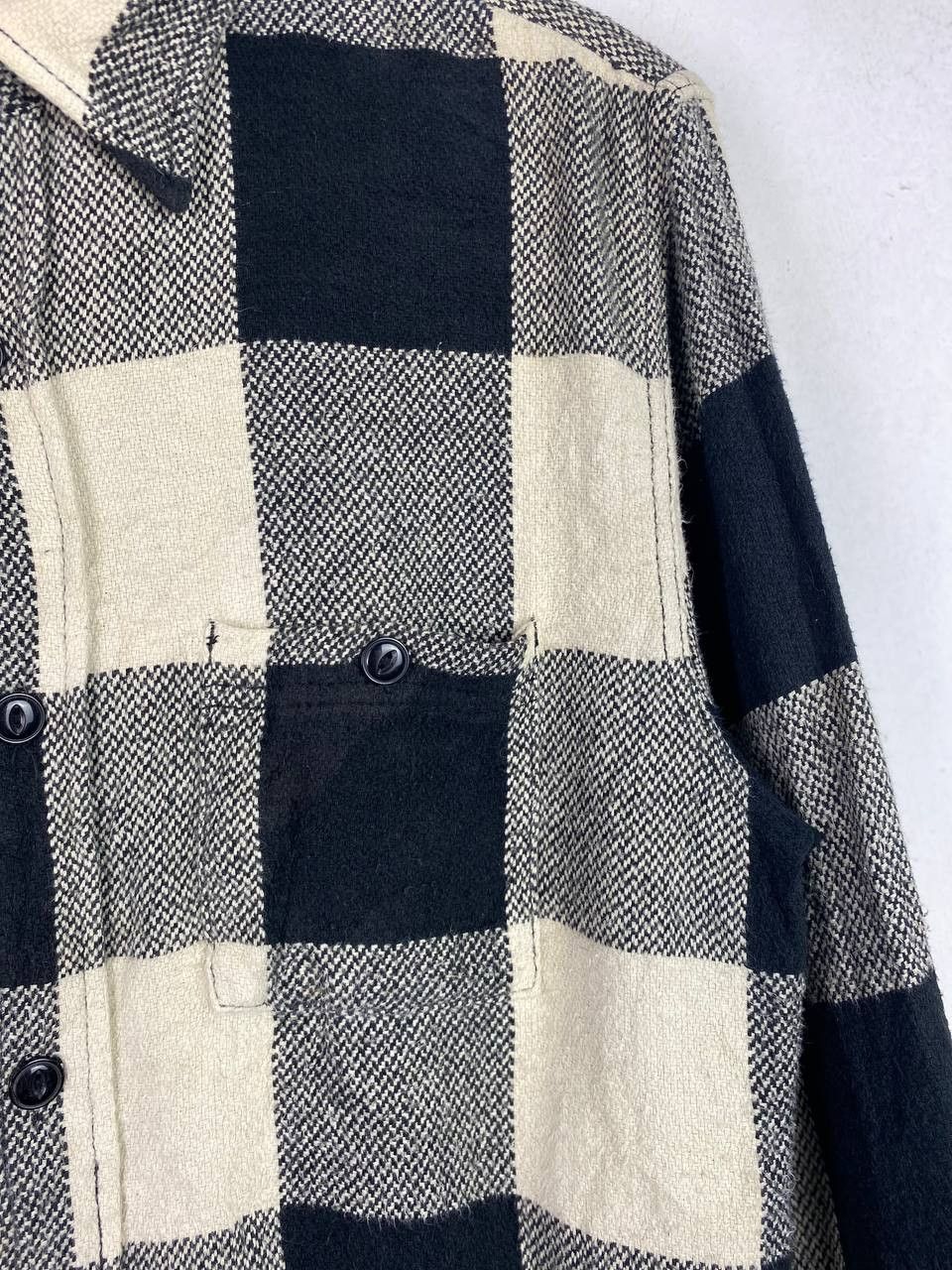 Flannel vintage checkered mac eye flannel shirt cat eye button Size US M / EU 48-50 / 2 - 3 Thumbnail