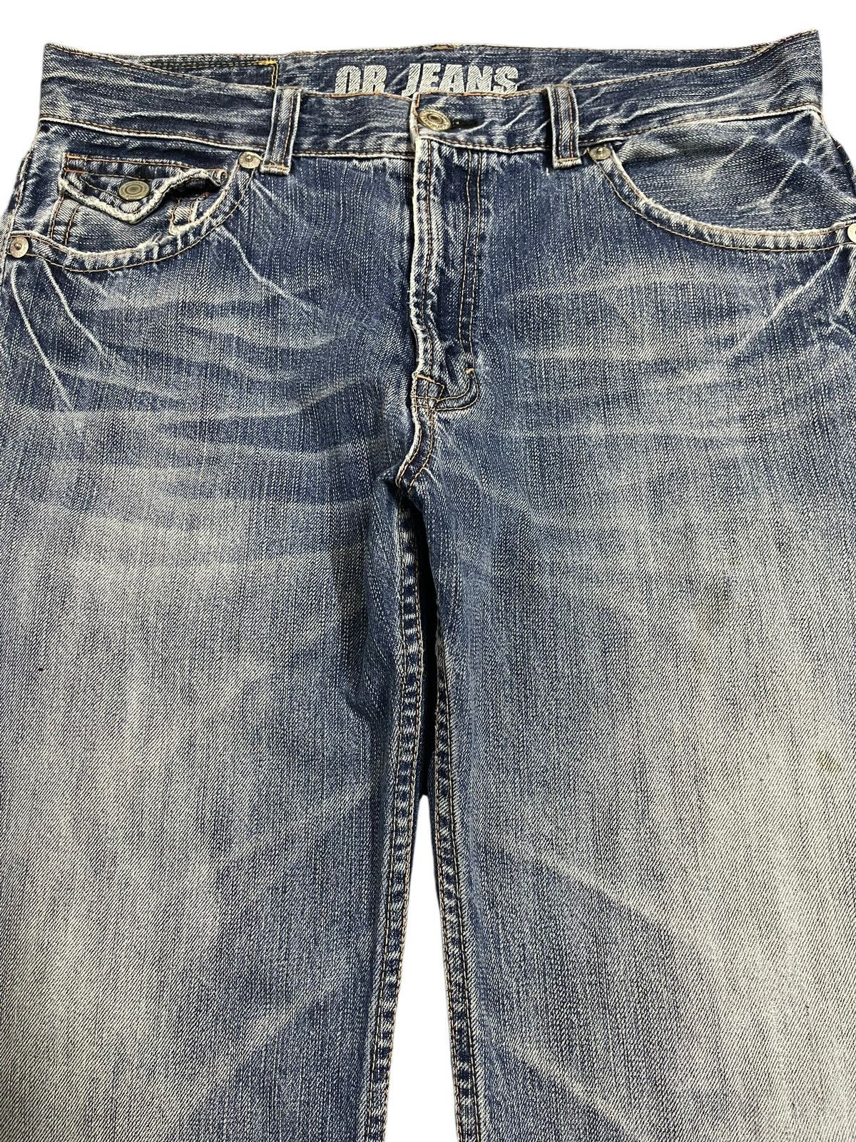 Jun Takahashi Vintage Japanese Brand Blue Faded Wash Style Loose Jeans Size US 34 / EU 50 - 3 Thumbnail