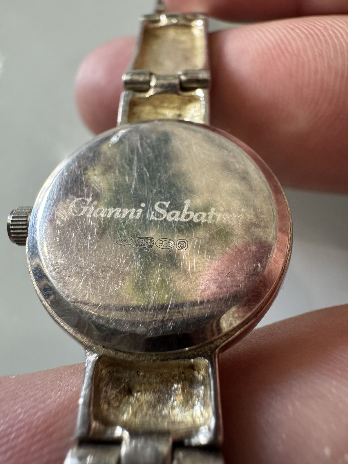 Other Geanni Sabatini Silver Watch Greek Key Bracelet Strap 19cm Size ONE SIZE - 8 Thumbnail