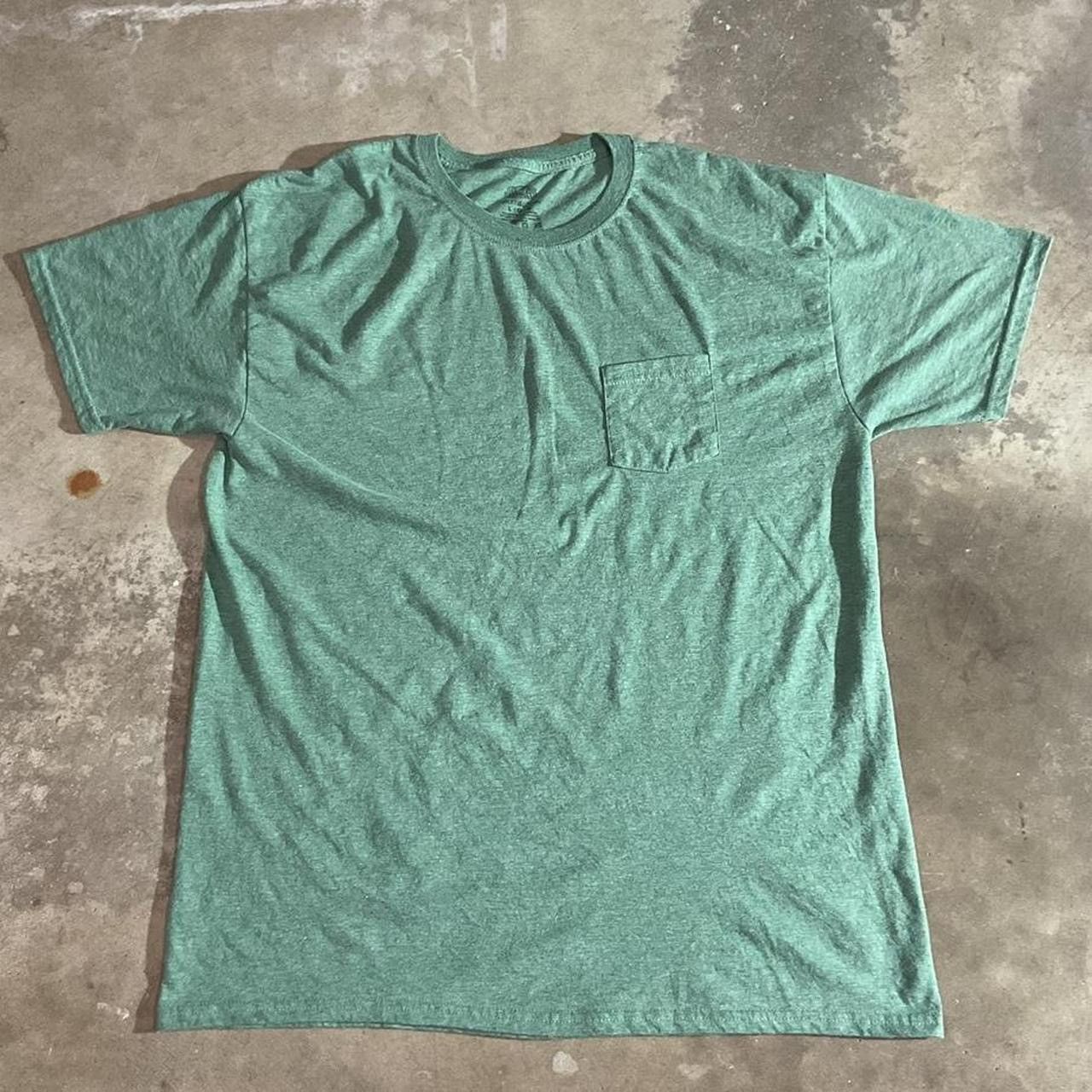 Fruit Of The Loom Basic Green Short Sleeve Fruit Of The Loom Tee Size US L / EU 52-54 / 3 - 1 Thumbnail