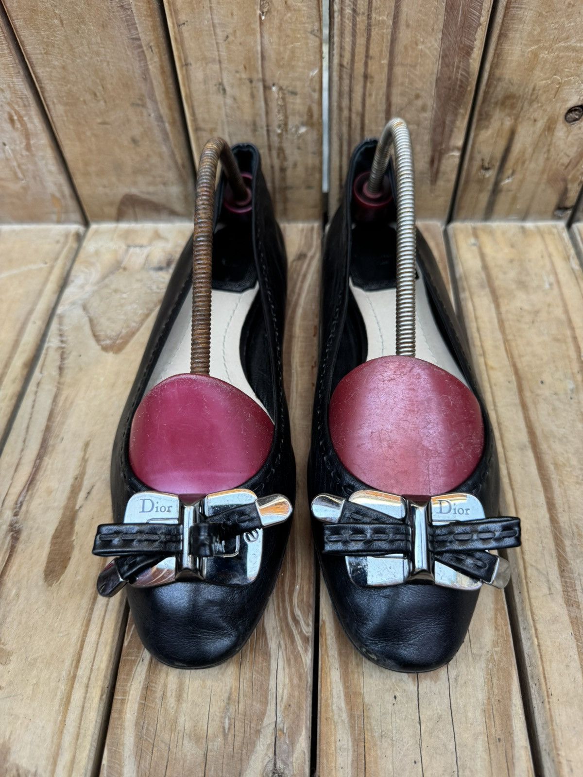 Christian Dior Monsieur Christian Dior black Women’s leather flats EUR 37 US 7 UK 4 Size US 7 / IT 37 - 4 Thumbnail