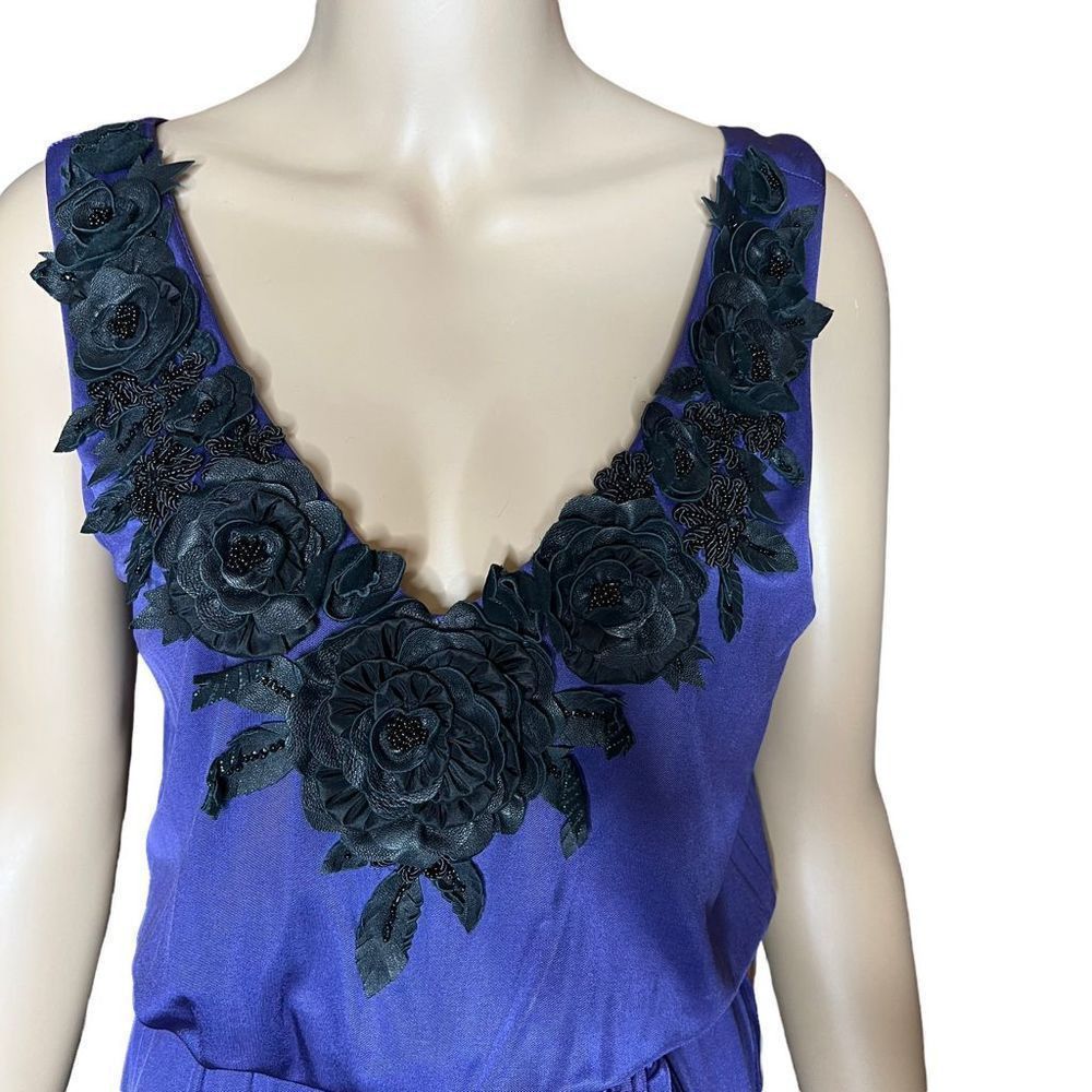 Ne-Net NWT 2B.Rych sleeveless purple dress flowers Size S / US 4 / IT 40 - 3 Thumbnail