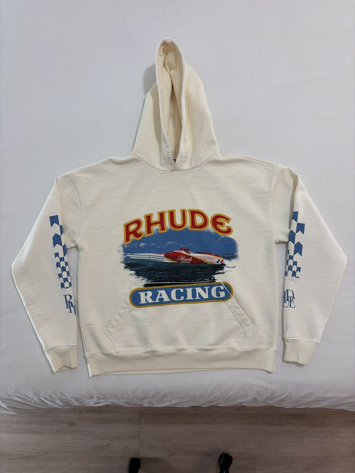 Rhude Rhude Racing Speed Boat Logo Hoodie Size US M / EU 48-50 / 2 - 1 Thumbnail