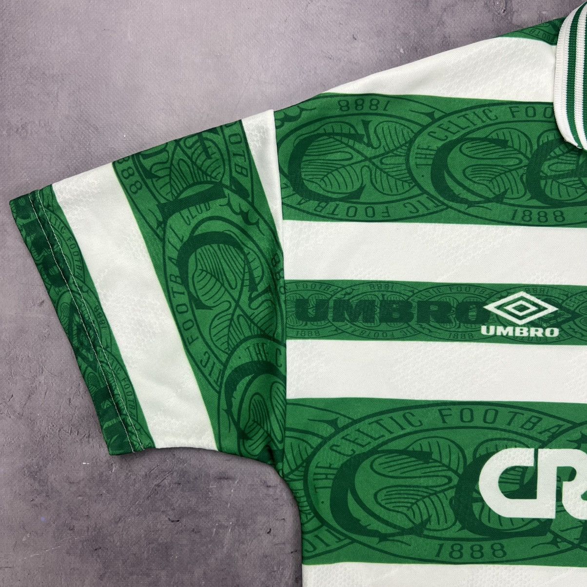 Nike Rare! Celtic 1995/97 Umbro Soccer Jersey Shirt Vintage Size US L / EU 52-54 / 3 - 3 Thumbnail