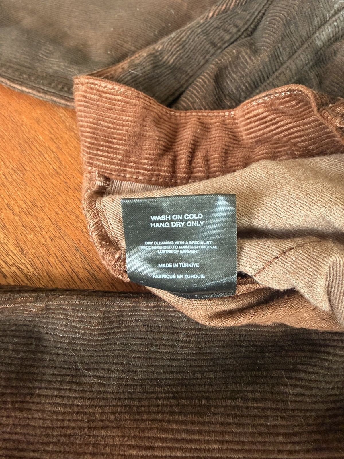 No Maintenance No Maintenance Brown Waxed Corduroy Pants Size US 28 / EU 44 - 6 Thumbnail