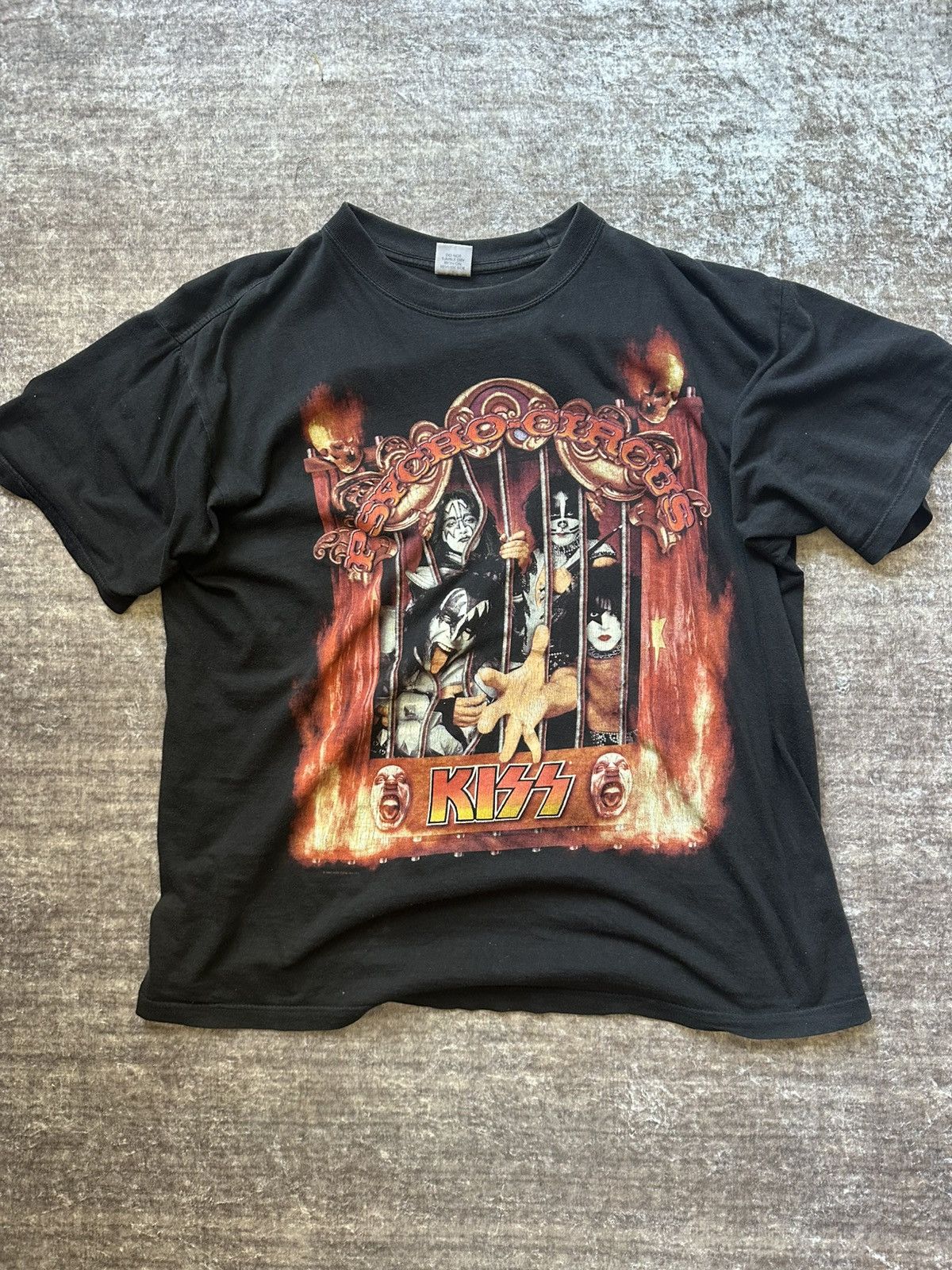 Vintage 1999 Kiss Psycho Circus Tour Tee Size US XL / EU 56 / 4 - 5 Thumbnail