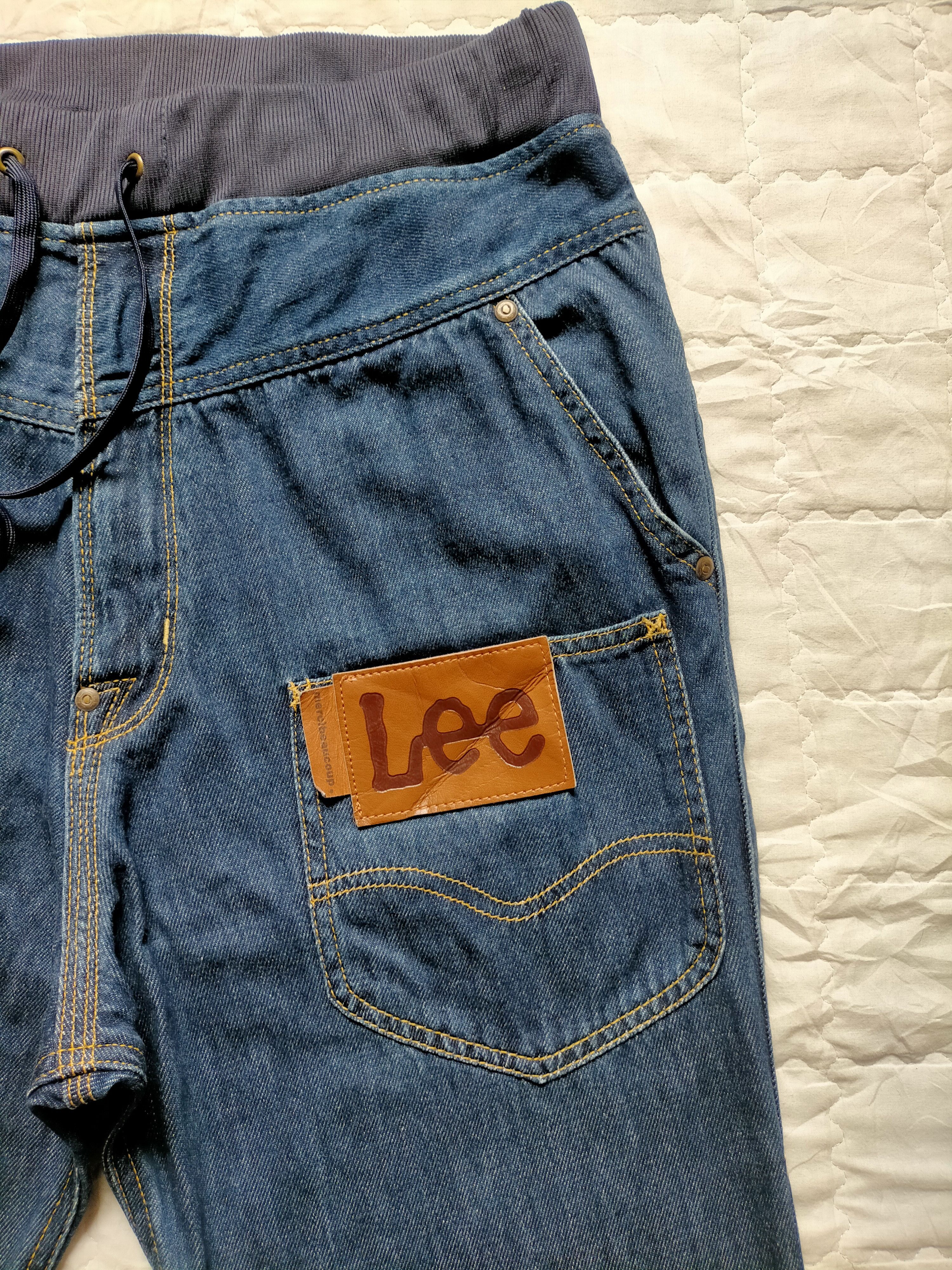 Issey Miyake × Lee × mercibeaucoup Lee x Mercibeaucop Issey Miyake Drop Cropth Denim Jeans Size US 32 / EU 48 - 5 Thumbnail