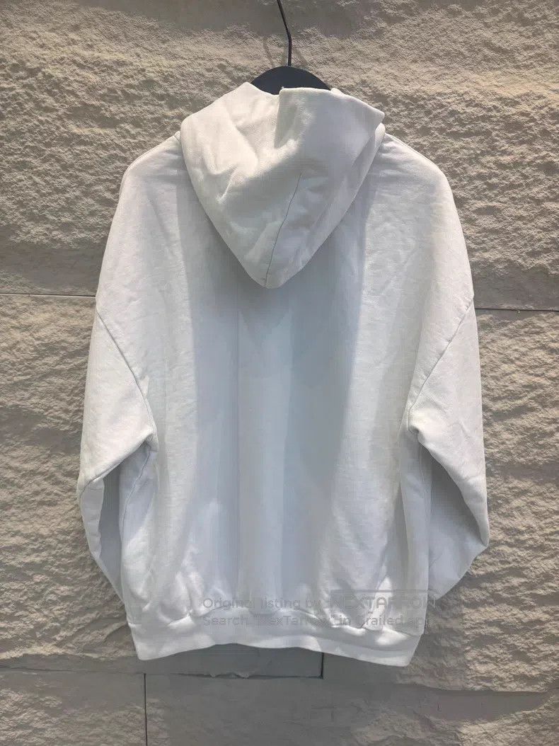 Balenciaga Balenciaga Solid Lettering Printed Zip-up Hooded Long-slee Size US XS / EU 42 / 0 - 4 Thumbnail
