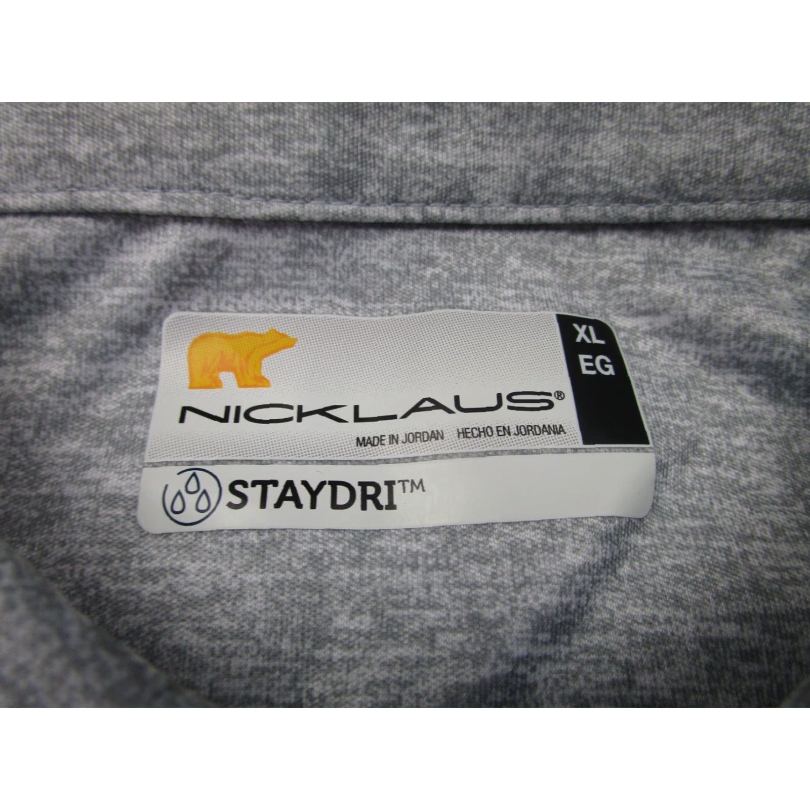 Vintage Jack Nicklaus Polo Shirt Mens XL Gray Performance Golf Adult Staydri Tenniscore Size US XL / EU 56 / 4 - 4 Thumbnail